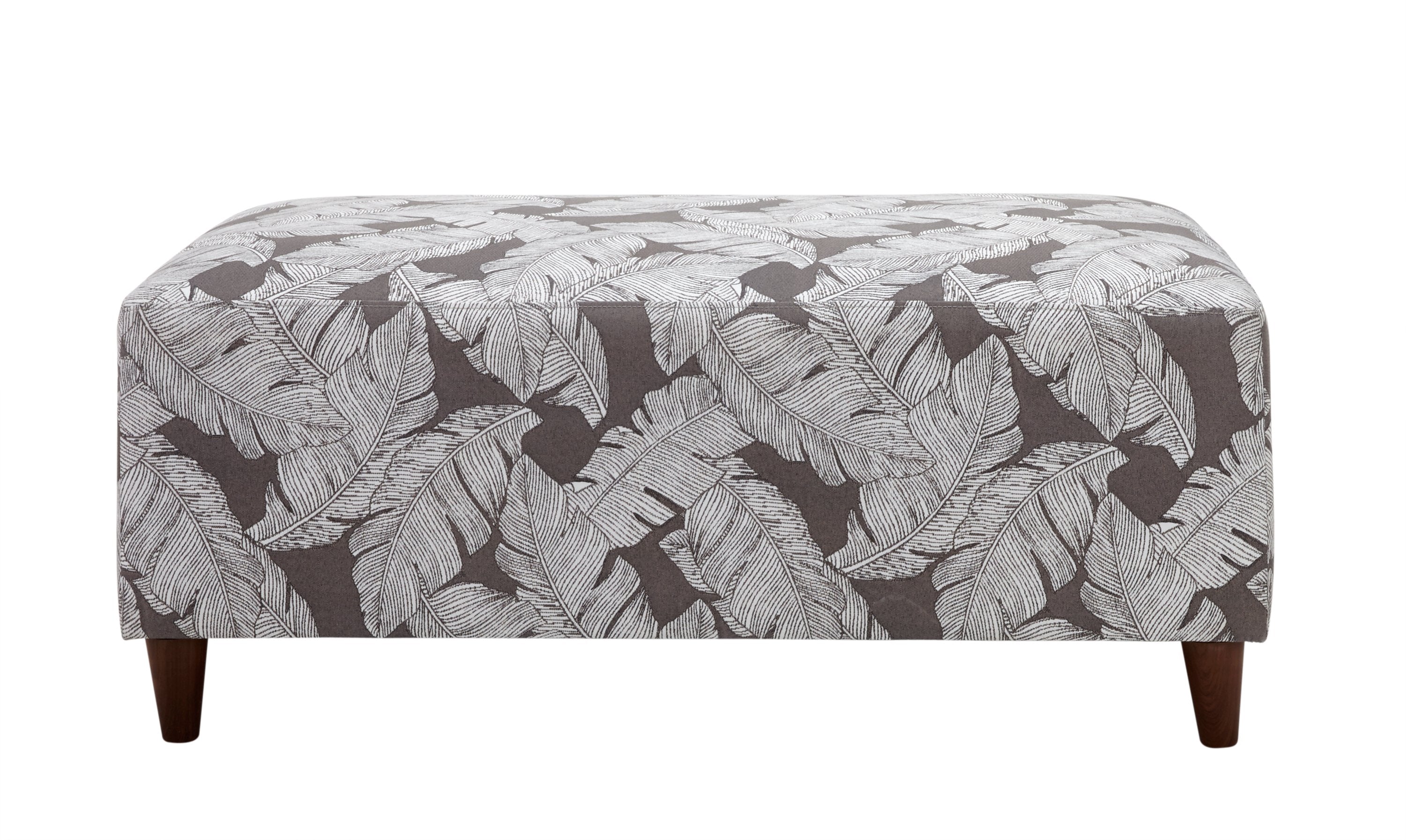 Stylish Grey Cassis Outdoor Ottoman - Waterproof & Durable Patio Furniture for Garden, Poolside, and Deck - Perfect for Relaxing Outdoors