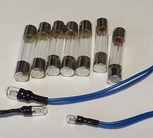 Marantz 2238B Replacement Lamp Kit with 8V 200mA Fuse Bulbs - Complete DIY Repair Set for Vintage Stereo Receiver Lighting Upgrade