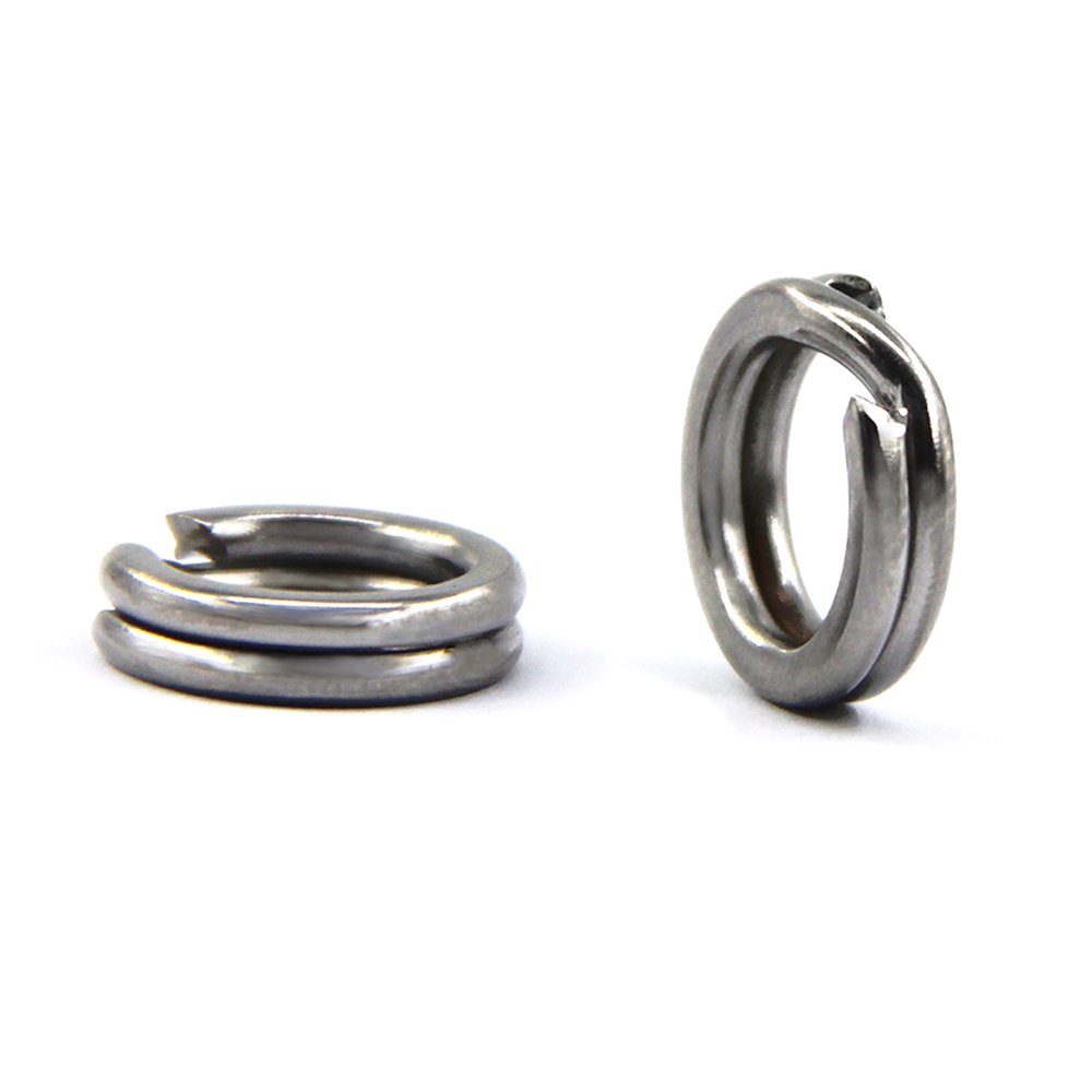 Heavy Duty Stainless Steel Fishing Split Rings - 100pcs Kit for Lure Connectors & Tackle - Saltwater & Freshwater Use