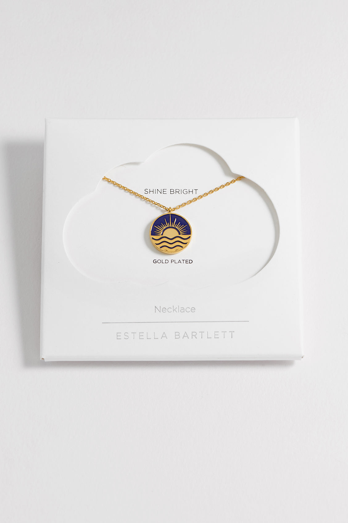 Vintage Enamel Sun Pendant Necklace - Solar Charm Jewelry for Women - Perfect for Beach Vacations, Summer Outfits & Boho Fashion
