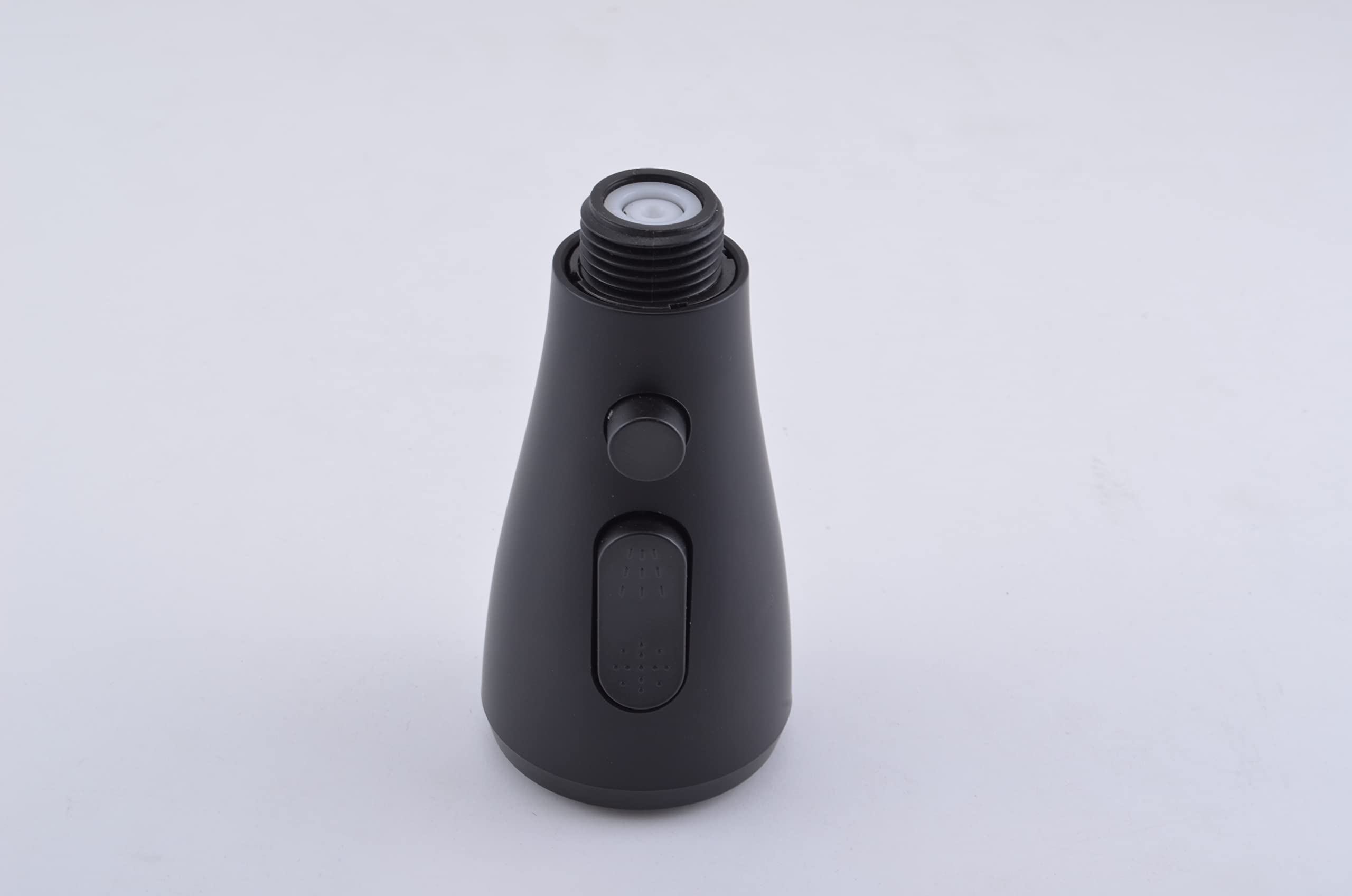 Klabb HB-3 Kitchen Faucet Sprayer Head Replacement - 3 Function Pull Down Faucet Spray Head with G1/2 Connector, Matte Black Finish - Perfect for Kitchen Sink, Dishwashing, and Food Prep