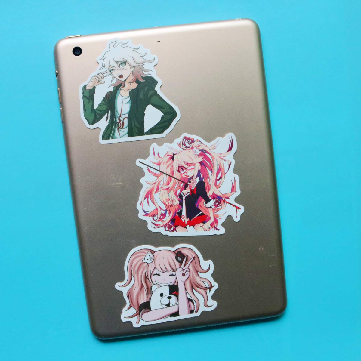 Danganronpa: Trigger Happy Havoc Anime Stickers - Waterproof Vinyl Decals for Laptop, Water Bottle, Travel Case, Car, Skateboard, Motorcycle, Bicycle, Luggage & Guitar - Perfect for Anime Fans, Gamers & Collectors