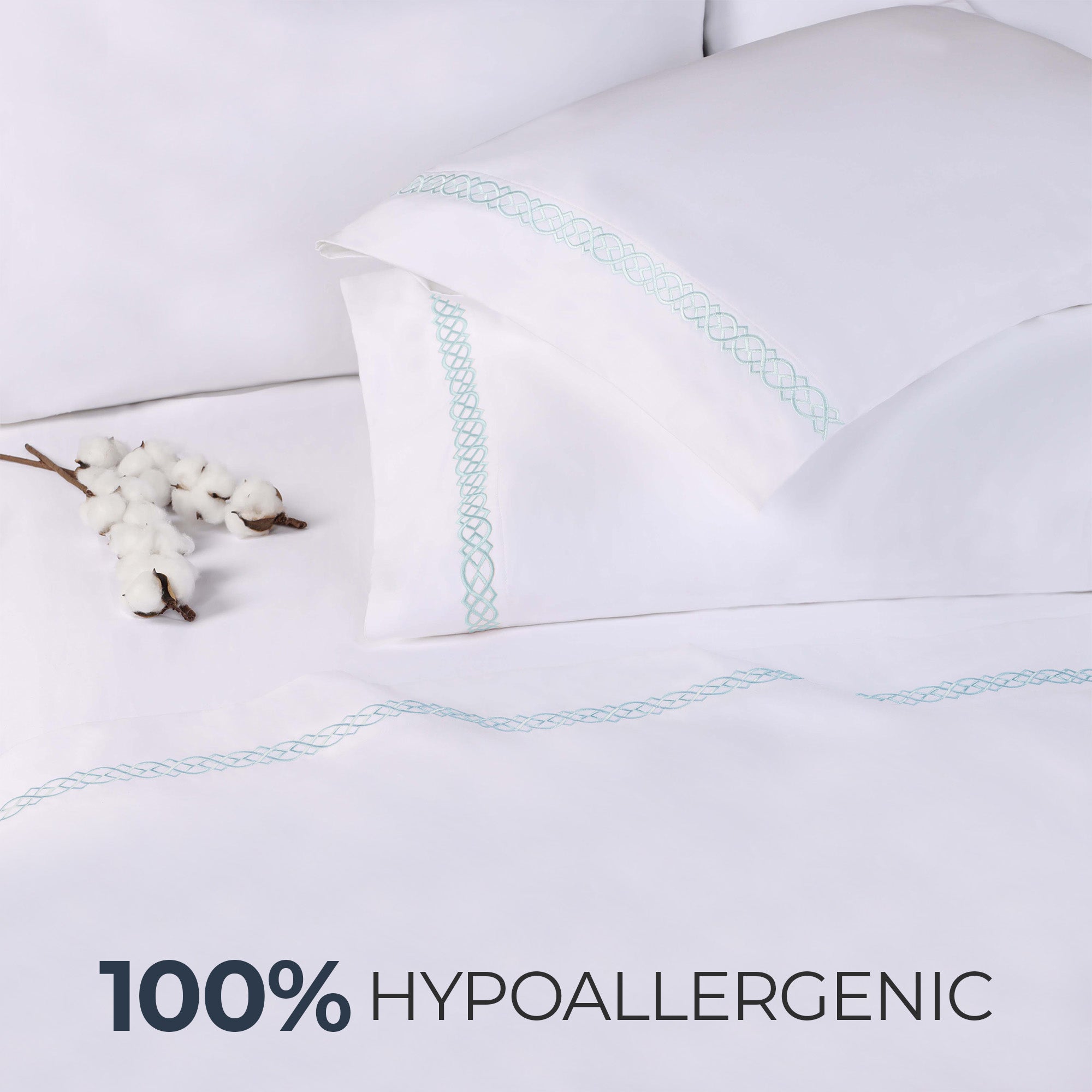 Luxury 1000 Thread Count Egyptian Cotton Bed Sheet Set - Queen Size, Soft & Breathable for Ultimate Comfort - Perfect for Master Bedroom, Guest Room & Hotel Use