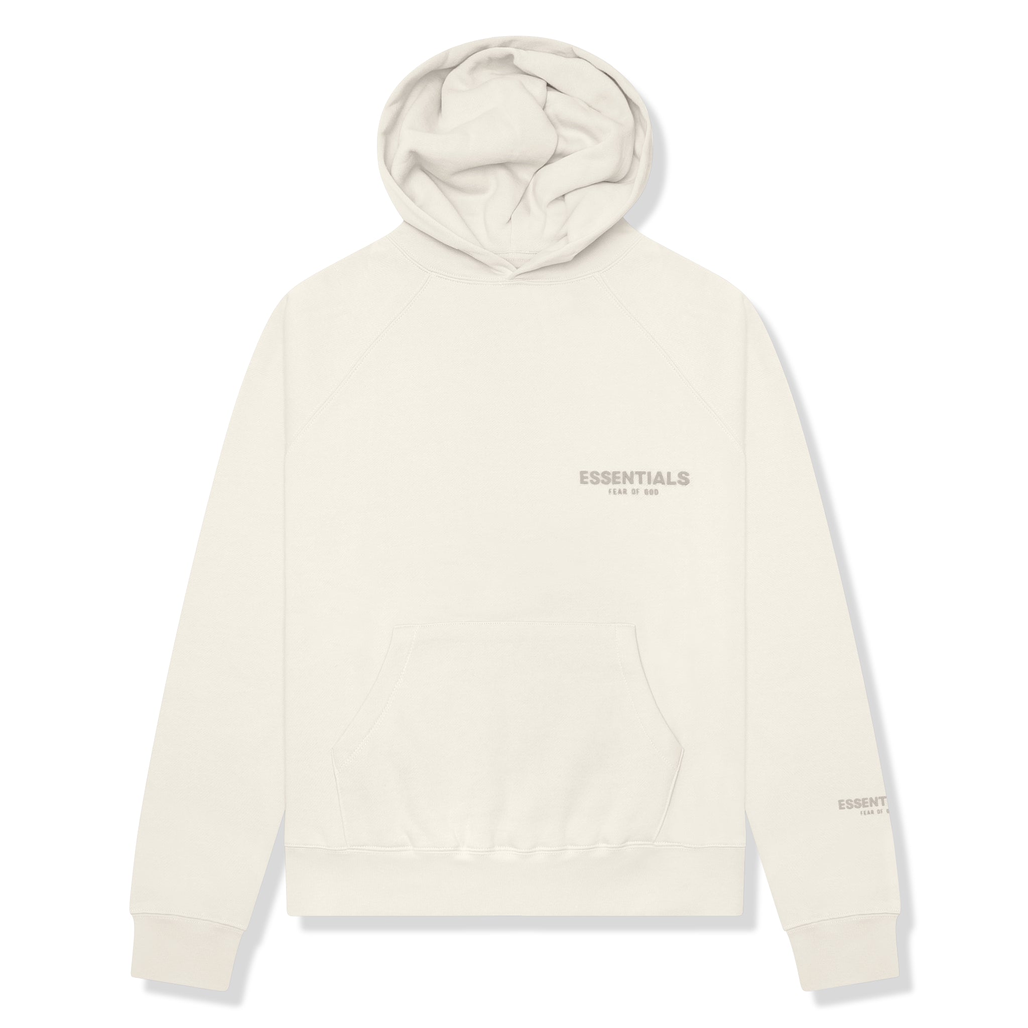 Fear of God Essentials Stone Oat Hoodie - Men's Oversized Pullover Sweatshirt | Soft Cotton Blend | Streetwear Fashion | Perfect for Casual Wear & Loungewear