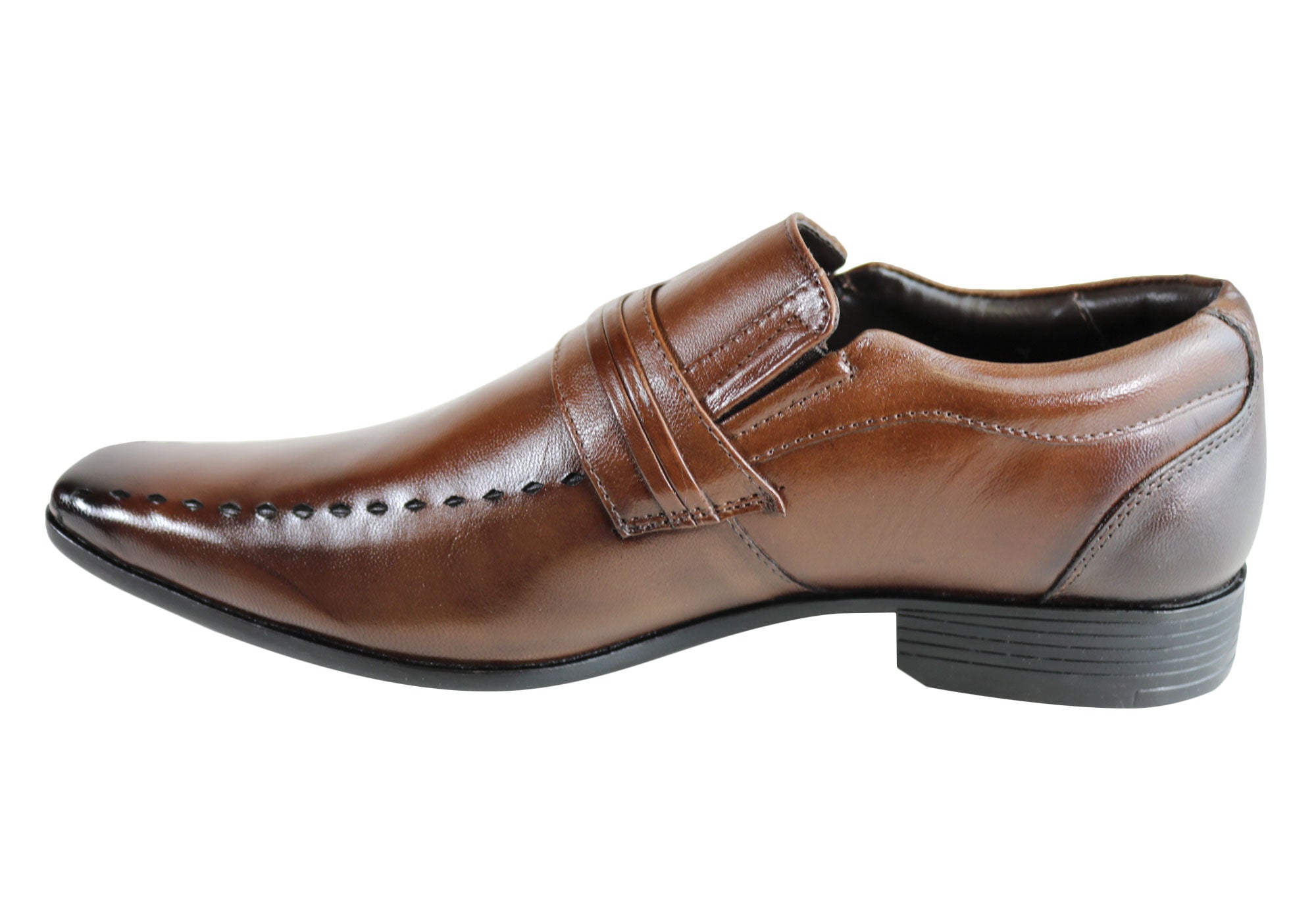 Ferricelli Sampson Men's Wave Memory Comfort Technology Leather Dress Shoes - Stylish & Comfortable for Business, Weddings & Formal Events