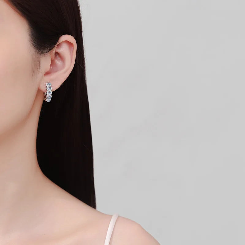 Eternal Glow Earrings - Hypoallergenic Stainless Steel Stud Earrings for Women, Minimalist Elegant Jewelry Gift for Her | Perfect for Parties, Weddings & Everyday Wear