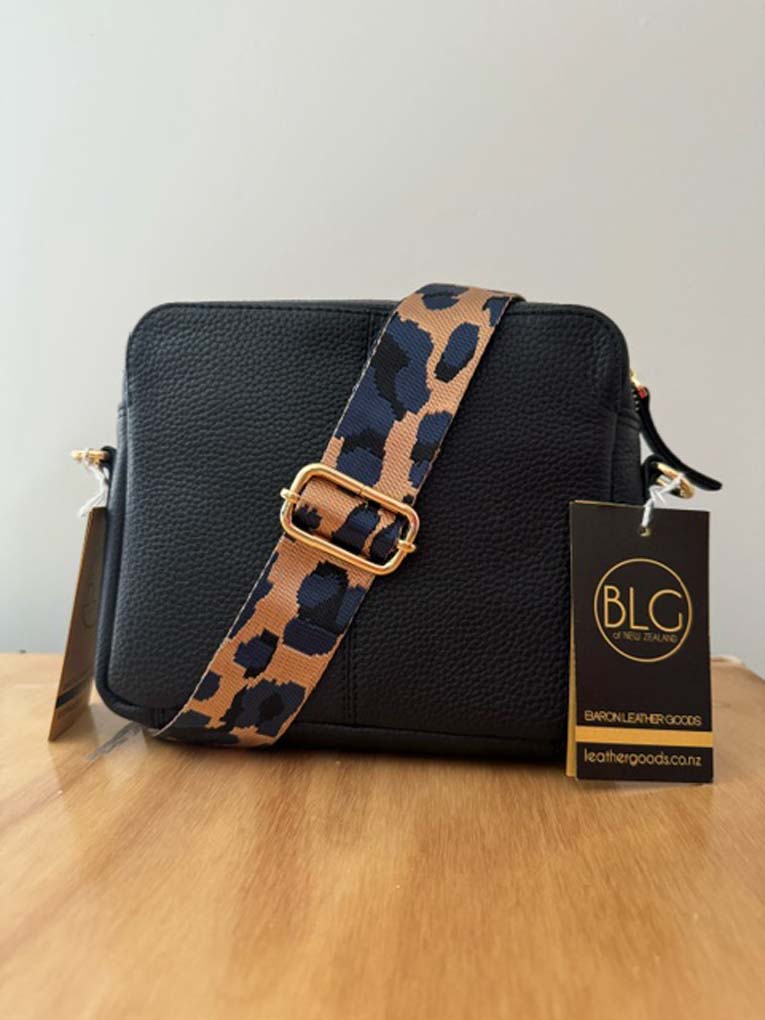 1028 Genuine Leather Crossbody Bag for Women - Stylish & Durable Black Shoulder Purse | Perfect for Work, Travel & Everyday Use