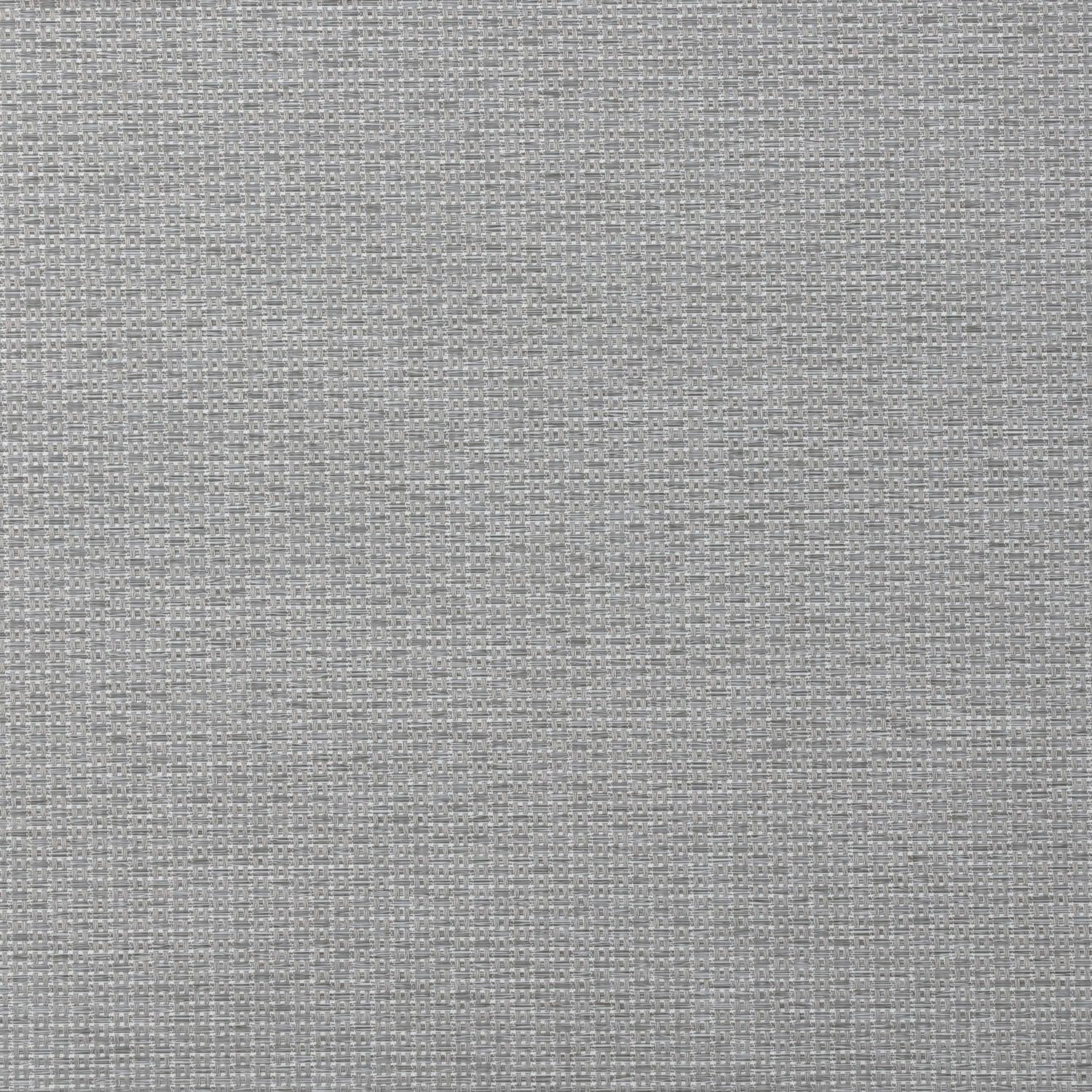 Rockland Silver BasketWeave Textured Blackout Roller Shade Swatch - Blackout Window Covering for Privacy & Light Control - Perfect for Bedrooms, Living Rooms & Offices
