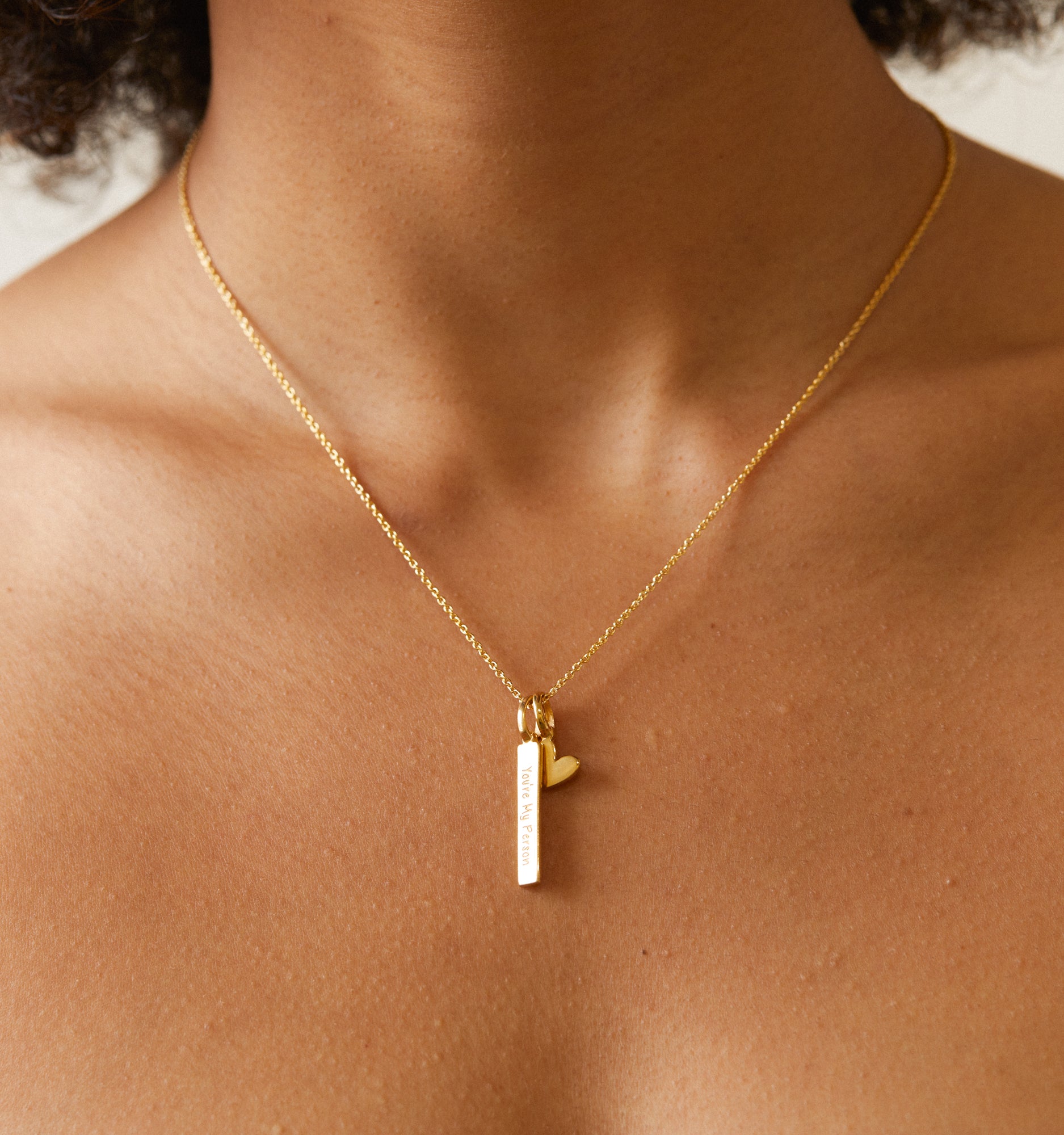 Elegant Bar Pendant Necklace with Heart Charm - Perfect for Valentine's Day Gifts, Anniversary Presents & Everyday Fashion Jewelry