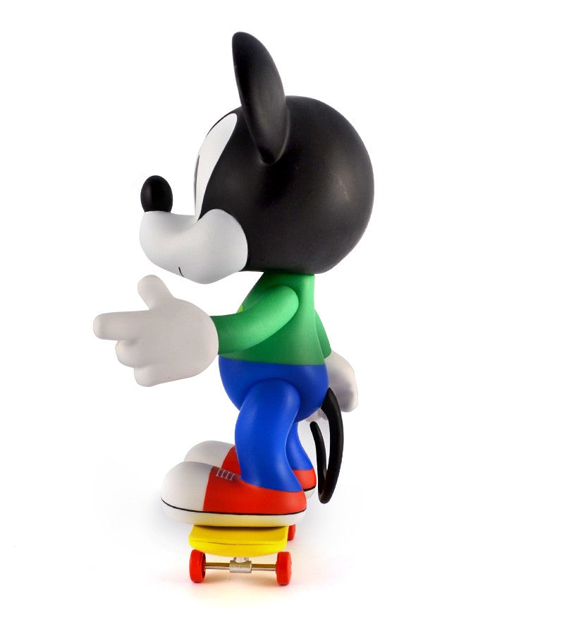 Mickey Mouse Skateboard - 8 Inch Mini Cruiser Deck for Kids & Beginners - Perfect for Skate Parks, Streets & Indoor Riding