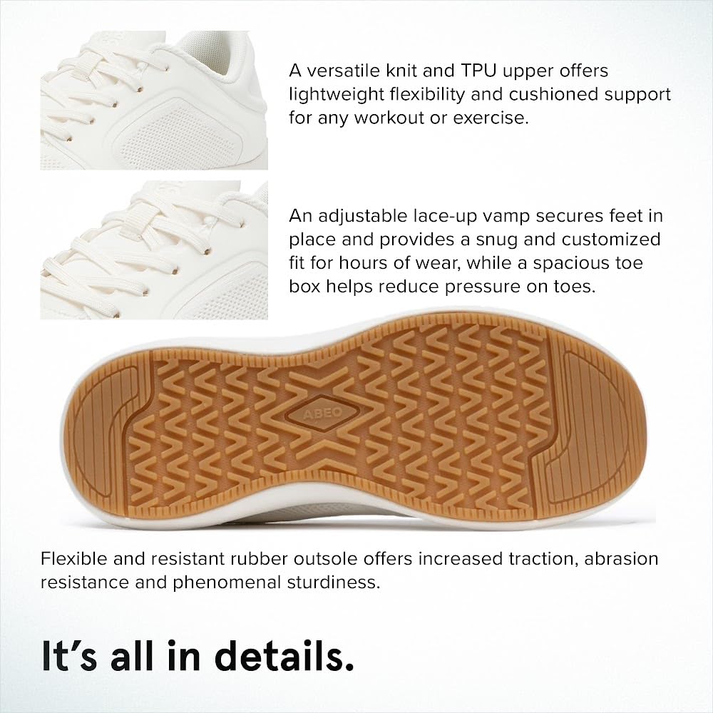 ABEO MXV Cruise Women's Walking Shoes – Orthopedic Sneakers with Built-in Plantar Fasciitis Insoles for Pain Relief | Comfortable Support for Walking, Running & Daily Wear