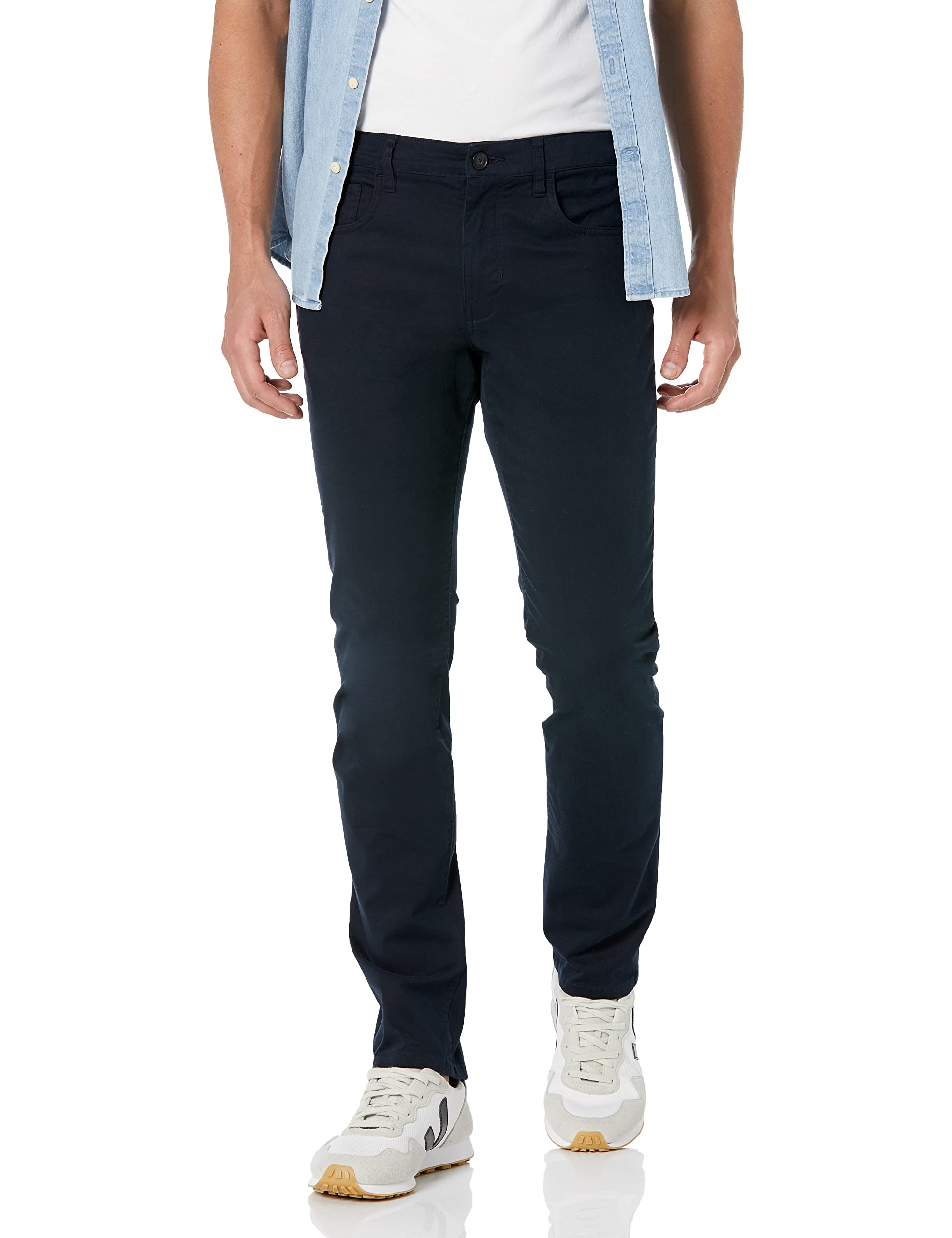 Vince Men's Lightweight Dylan 5 Pocket Pants - Comfortable Stretch Travel & Casual Wear for Work & Weekend Outings