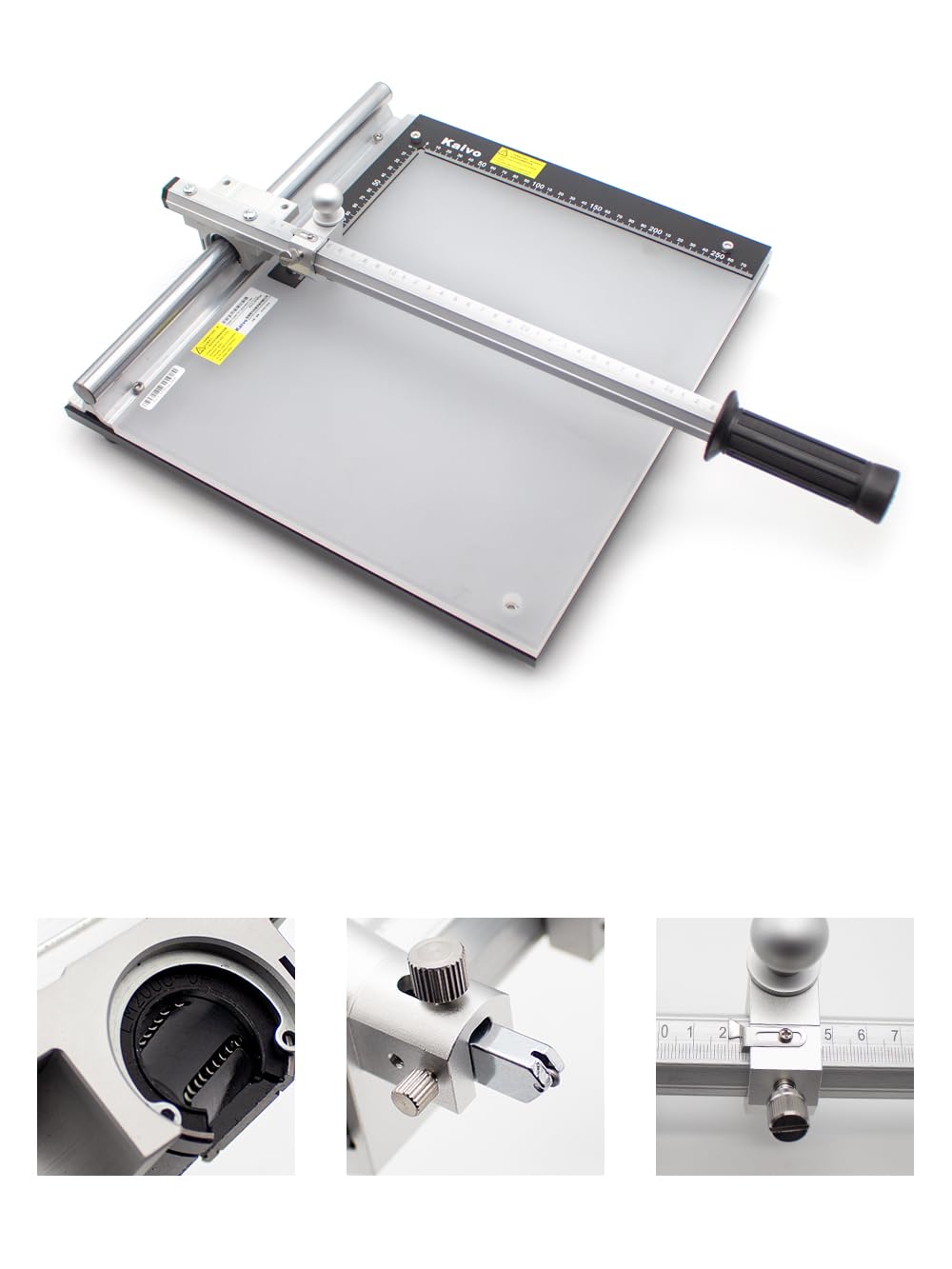 Premium Glass Cutter Tool - Manual ITO Glass Cutting Machine with Silica Gel Base (28x33cm, KVC370 Plus) for Laboratory, DIY Projects & Precision Glass Cutting - Ideal for Scientific Research, Crafting & Industrial Applications