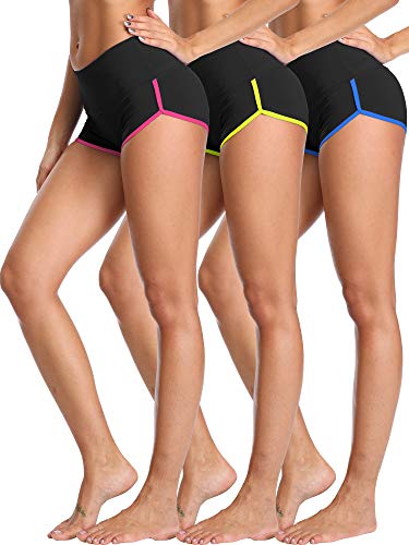 Pack of 3:1301# Black (Blue) & Black (Rose) & Black (Red)
