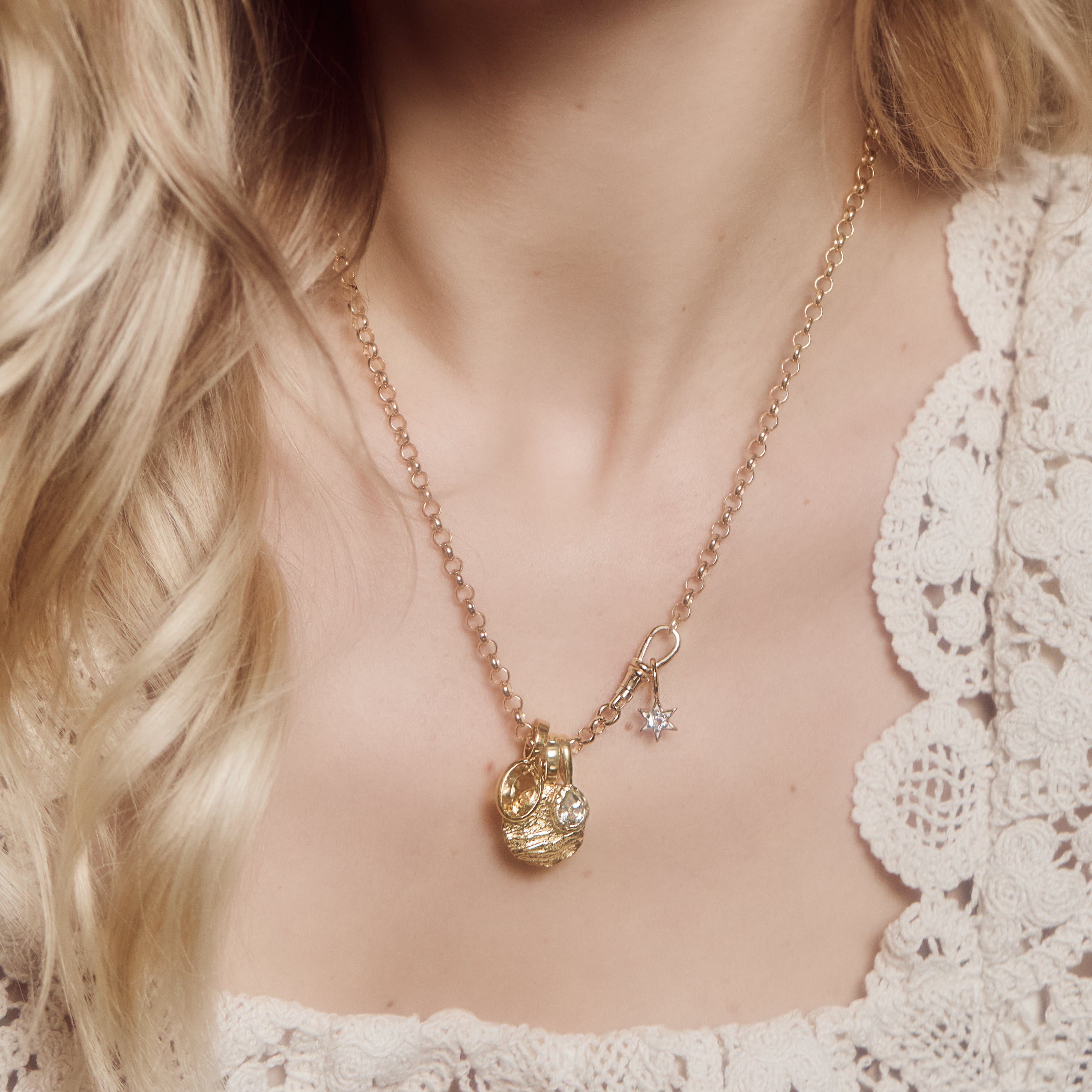 Mini Molten Coin Pendant Necklace - Handmade Silver Jewelry for Women - Perfect Gift for Birthday, Anniversary & Valentine's Day - Boho Chic Style for Everyday Wear & Special Occasions