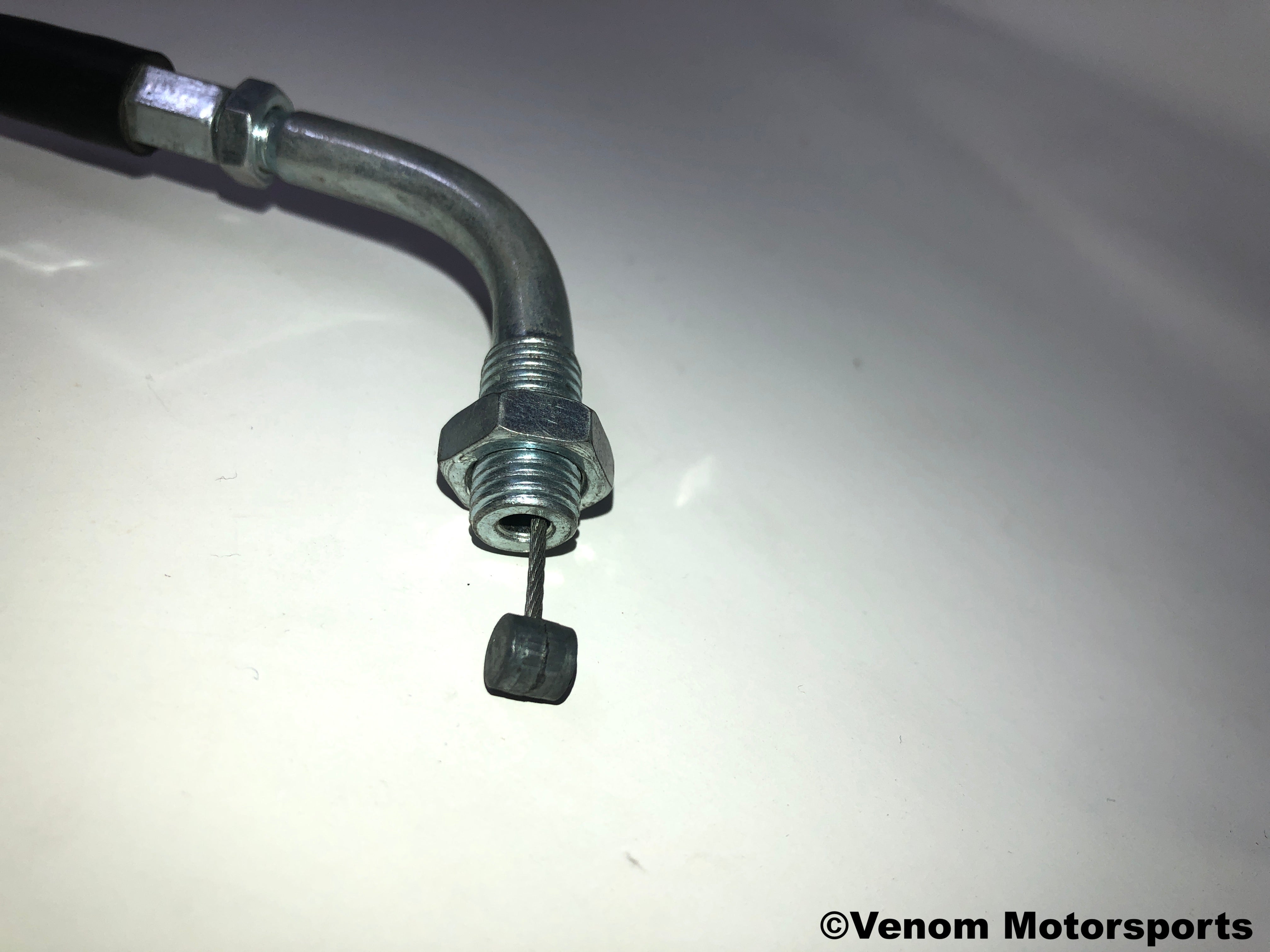 Venom 50cc Fatboy Mini Chopper Throttle Cable Replacement - High Performance Durable Motorcycle Part for Kids & Adults Off-Road Riding