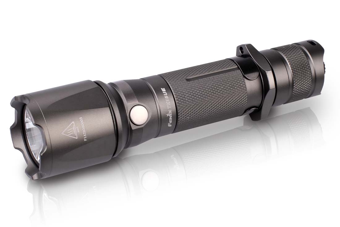 Fenix TK15UE Tactical Flashlight - Ultra Bright LED, Rechargeable, Waterproof, Gray (Discontinued) - Perfect for Camping, Hiking, Emergency & Outdoor Adventures