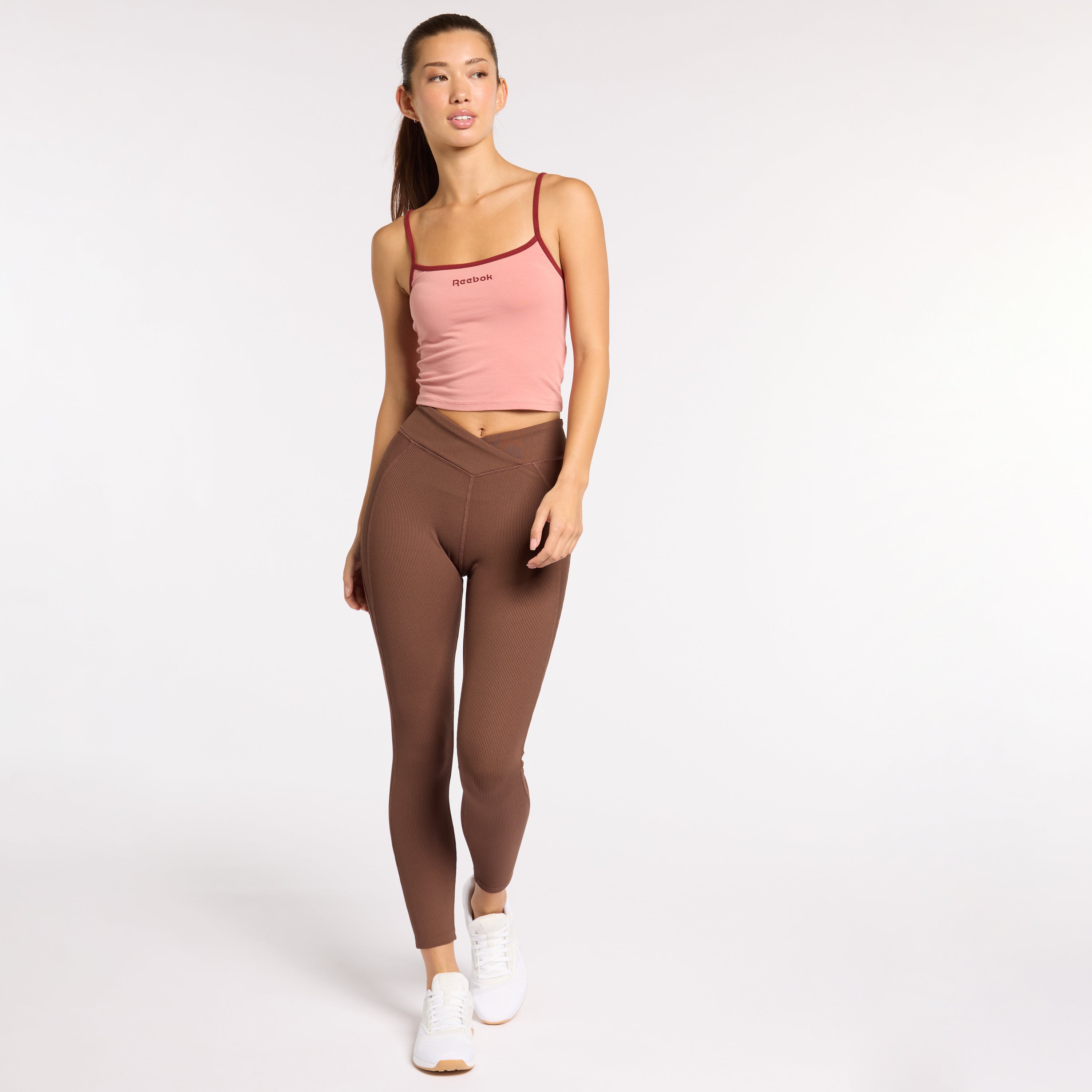 Layering Tank Top in Pink Clay & Rich Maroon - Soft Stretch Camisole for Women | Perfect for Yoga, Layering, and Casual Outfits