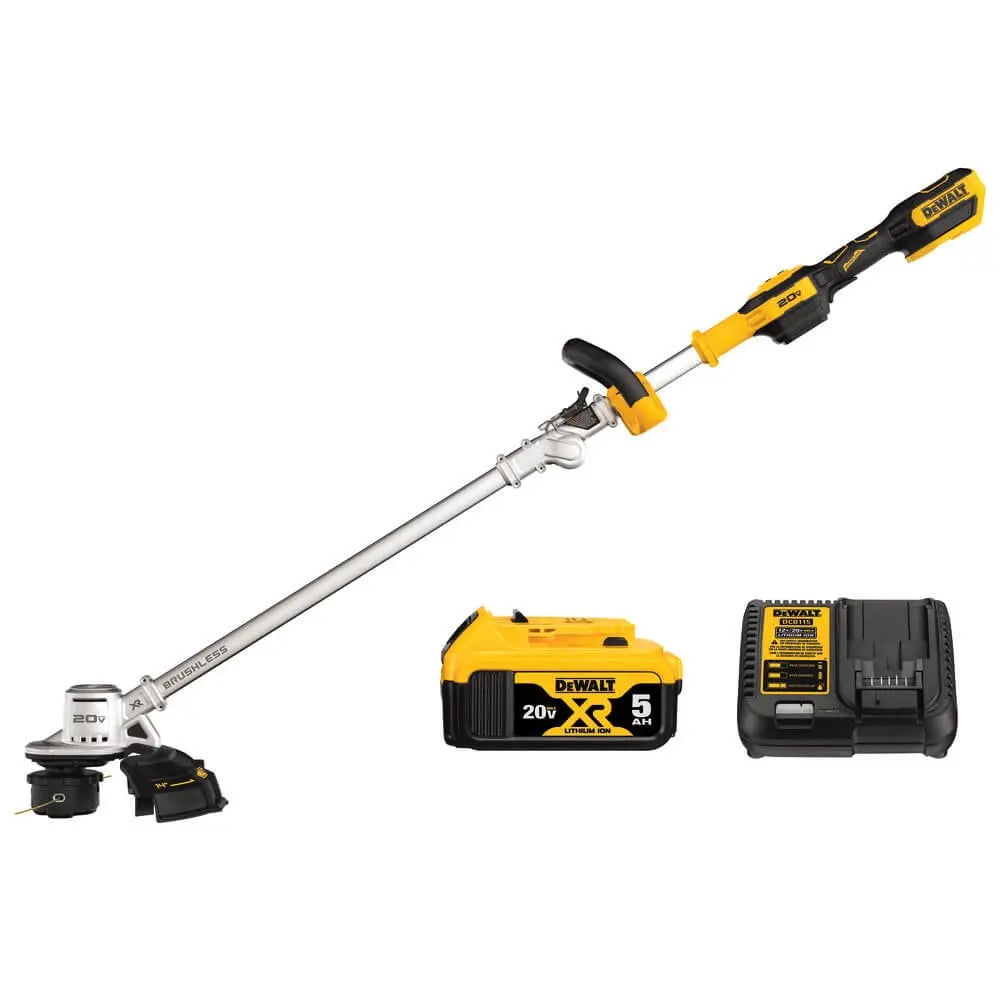 DEWALT DCST922P1 20V MAX Cordless String Trimmer with 14-Inch Cutting Swath - Lightweight Battery-Powered Weed Eater for Lawn Care, Yard Maintenance & Landscaping