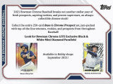 2021 Bowman Chrome Baseball Lite 16 Box Case - Premium Baseball Cards Collection for Collectors & Investors | Perfect for Trading, Gifting & Display
