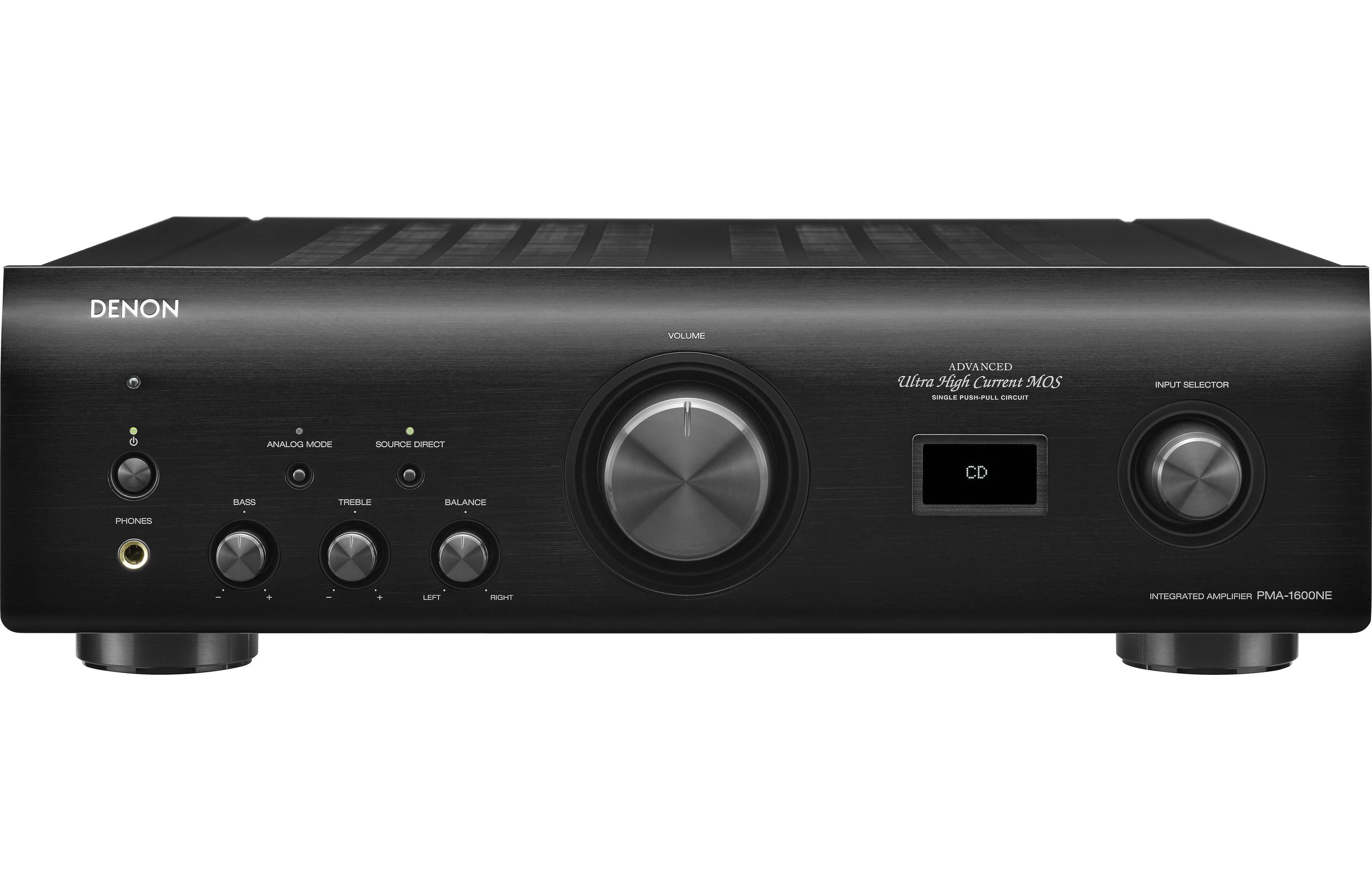 Denon PMA-1600NE Integrated Amplifier with Built-in DAC for Hi-Res Audio - Open Box - Perfect for Home Theater & Audiophile Listening