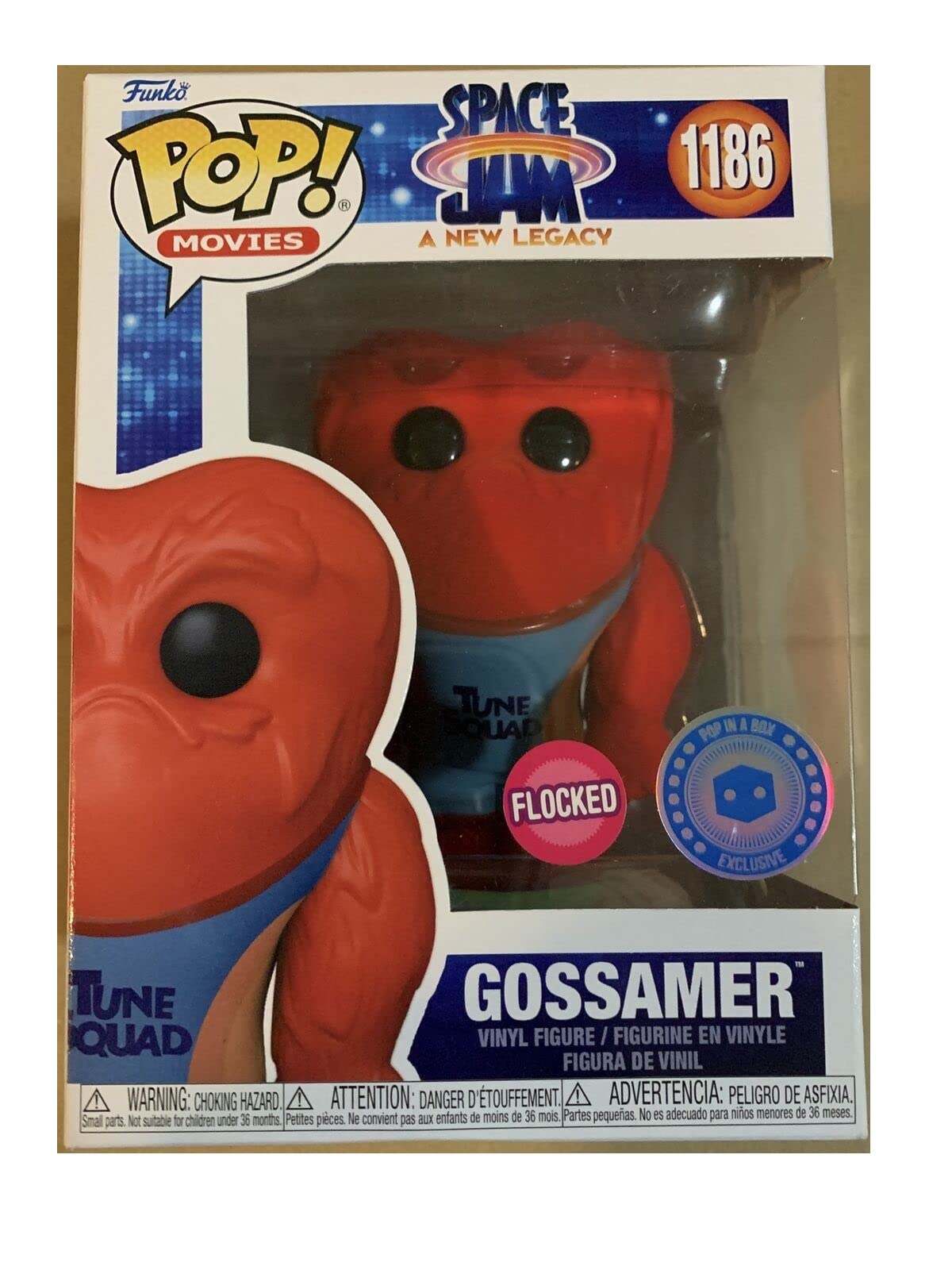 Funko Pop! Space New Legacy Flocked Gossamer Exclusive 4-inch Figure 1186 | Limited Edition Collectible for Anime & Cartoon Fans, Perfect for Display & Gifts