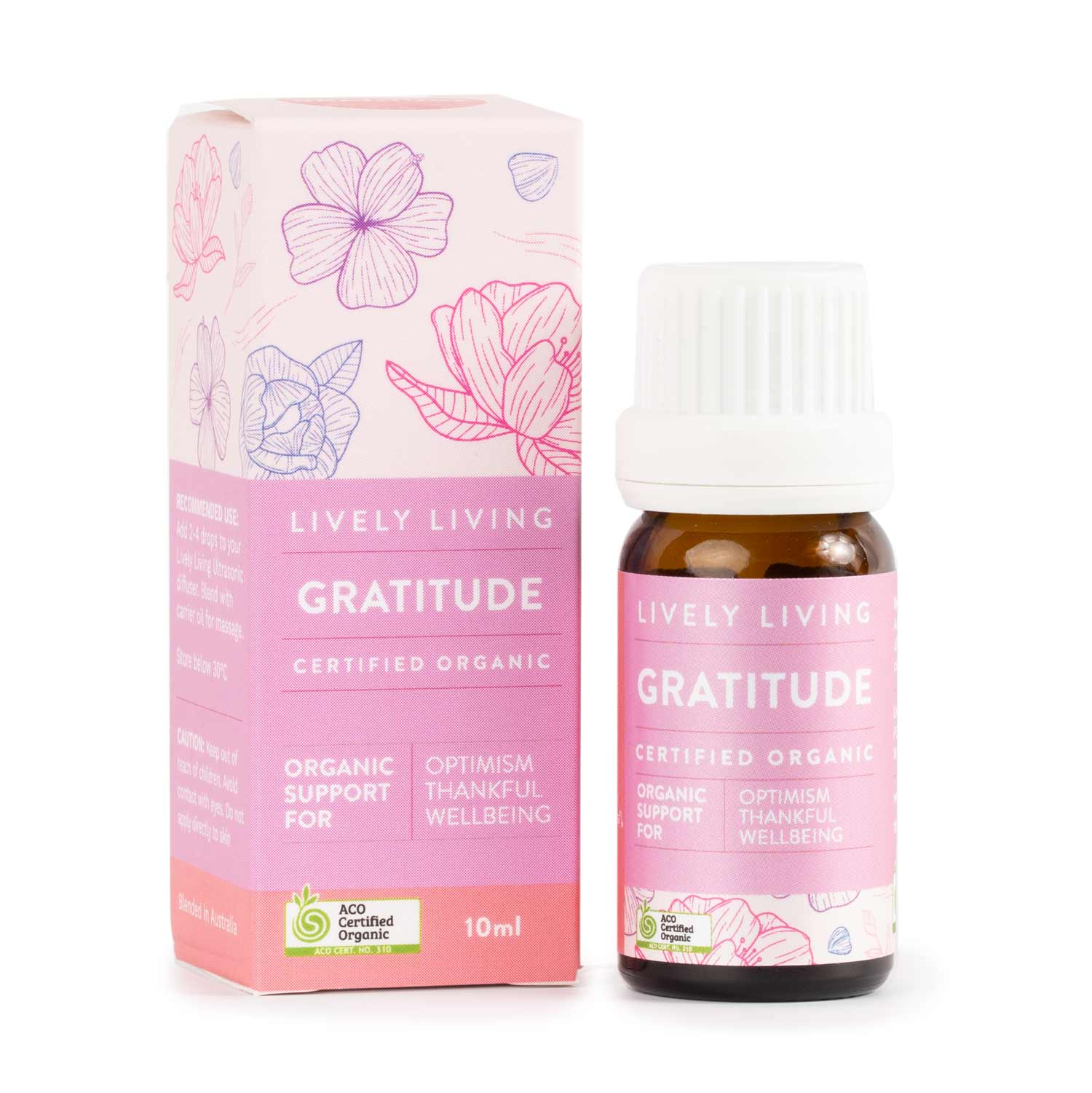 Gratitude Organic Essential Oil 10ml - 100% Pure Therapeutic Grade Aromatherapy Oil for Diffuser, Massage & Relaxation - Perfect for Stress Relief, Meditation & Home Spa