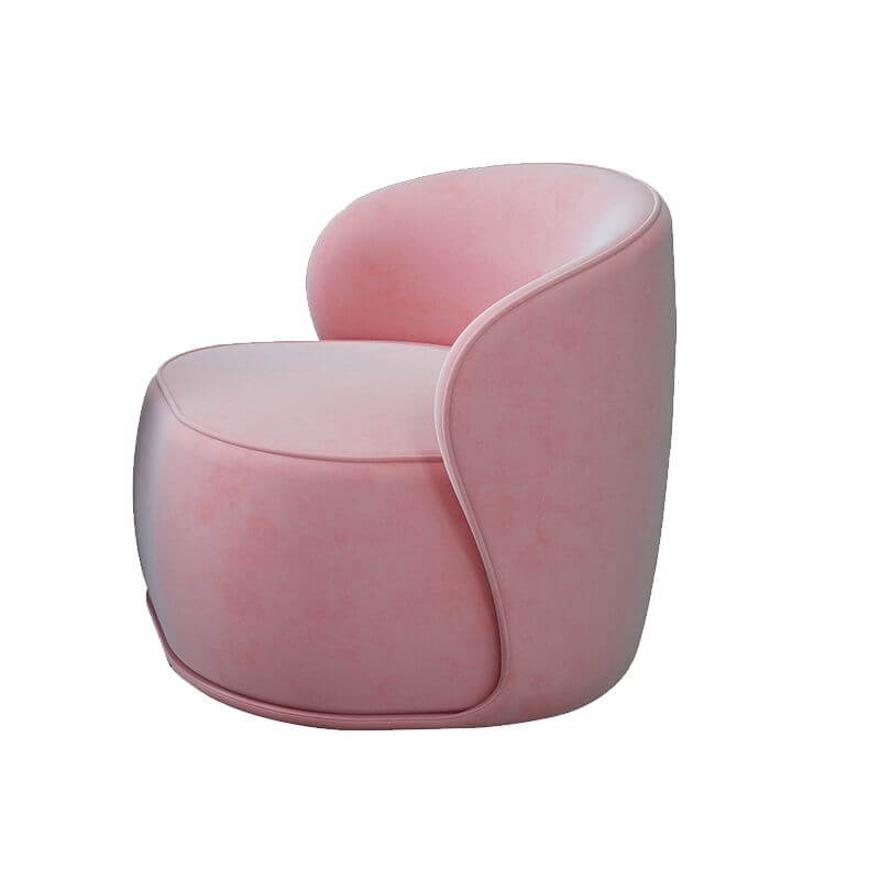 Luxury Velvet Upholstered Armless Chair 31.5