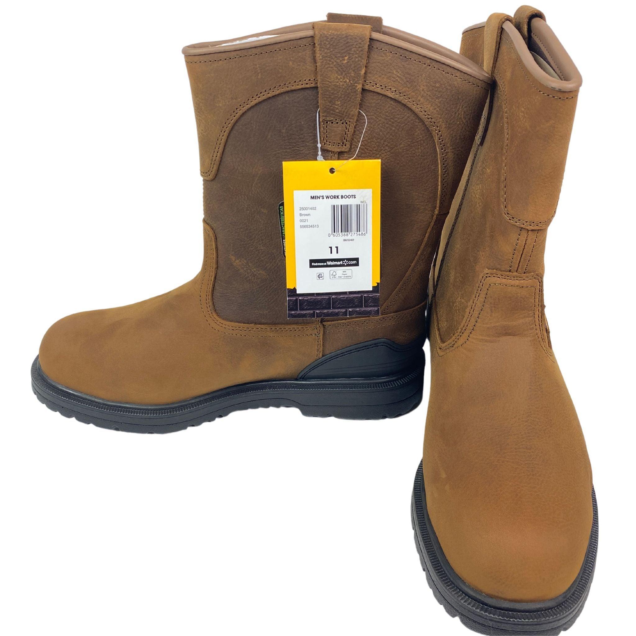 Herman Survivors Men's Bison Waterproof Steel Toe Pull-On Work Boots - 10 Pack - Durable Safety Boots for Construction, Warehouse & Outdoor Work