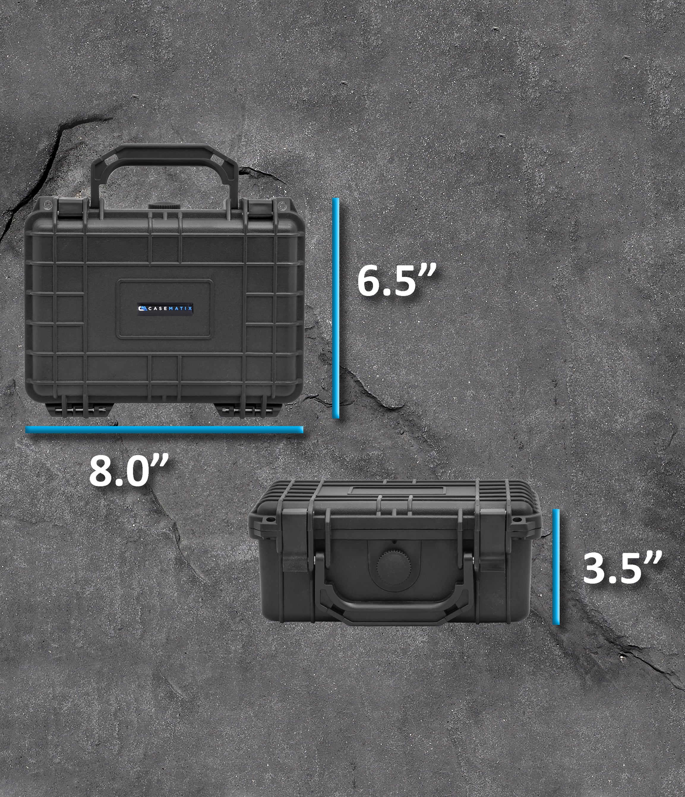 CASEMATIX Customizable Foam Carry Case for Orba 2 Artiphon Handheld Multi-Instrument - Waterproof Protective Storage Case - Perfect for Travel, Music Production & Live Performances