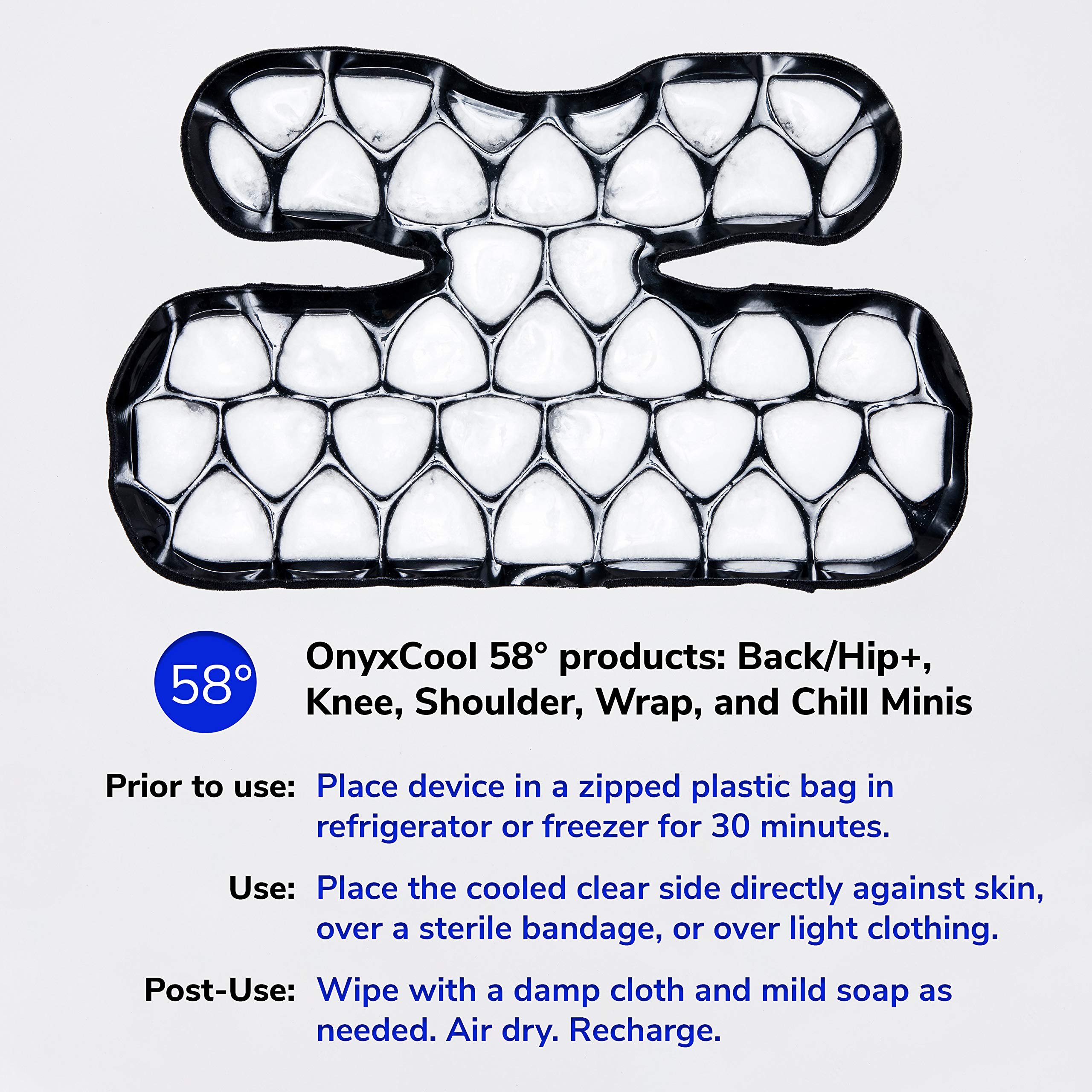 Onyx Cool Shoulder Wrap - Black | Refrigerated Cold Pack Therapy for Shoulder Pain Relief & Compression Support | Ideal for Post-Surgery Recovery, Sports Injuries & Arthritis Pain Management