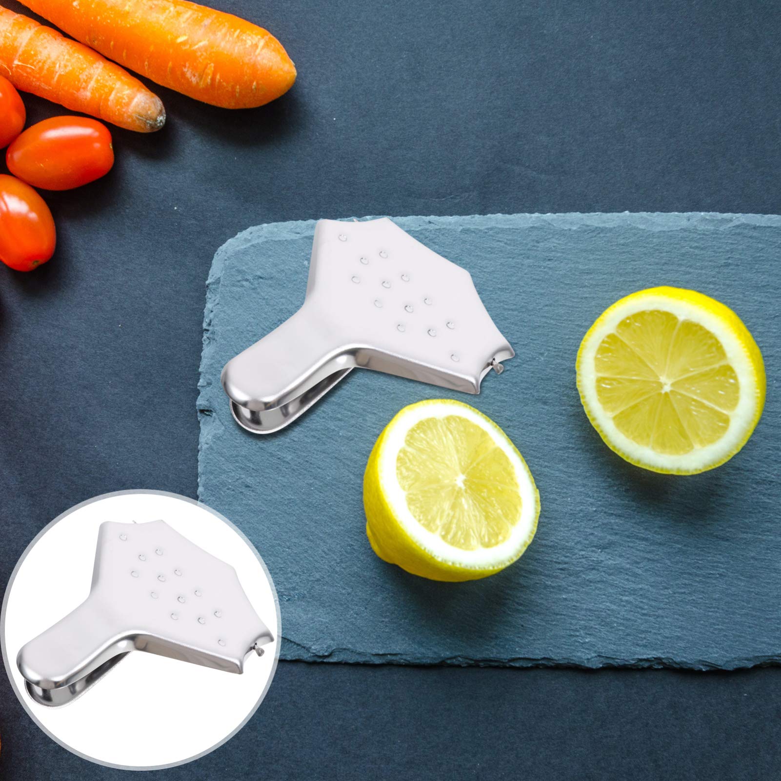 2-Pack Manual Citrus Juicer - Orange Lemon Squeezer Press for Fresh Juice, Durable Fruit Juice Extractor Tool - Perfect for Home, Kitchen, Bar & Healthy Drinks
