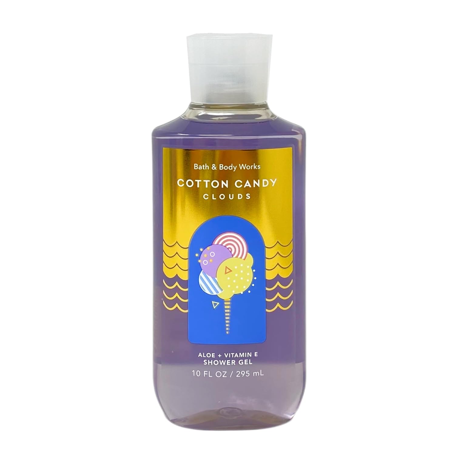 Bath & Body Works Cotton Candy Clouds 3-Piece Gift Set - Fragrance Mist, Body Cream & Shower Gel with Natural Oats Bar Soap | Sweet Scented Body Care for Women | Perfect for Gifts, Self-Care & Daily Pampering