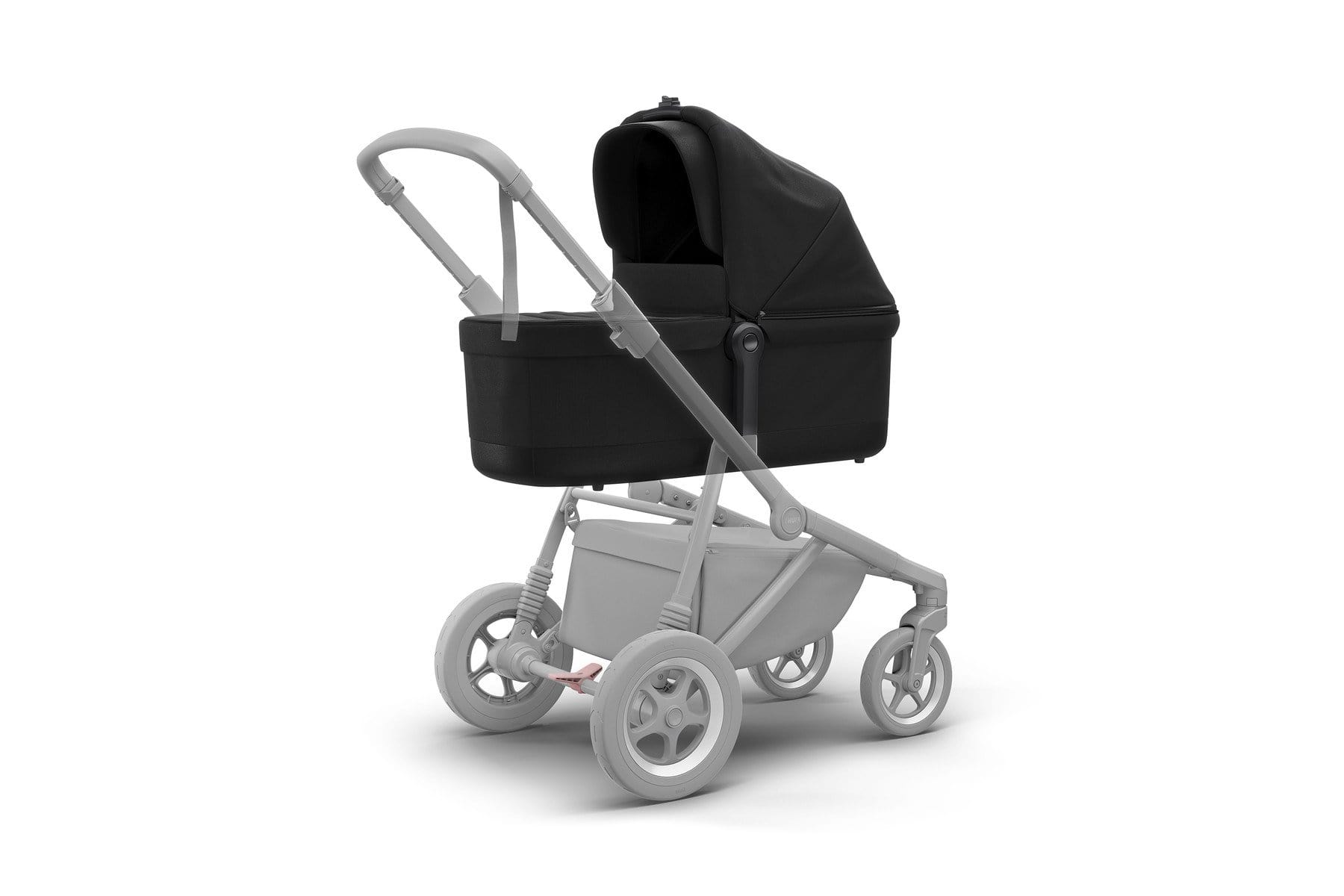Thule Sleek Bassinet - Lightweight Portable Baby Crib for Travel & Home Use | Compact Foldable Design for Nursery, Camping & On-the-Go Parents