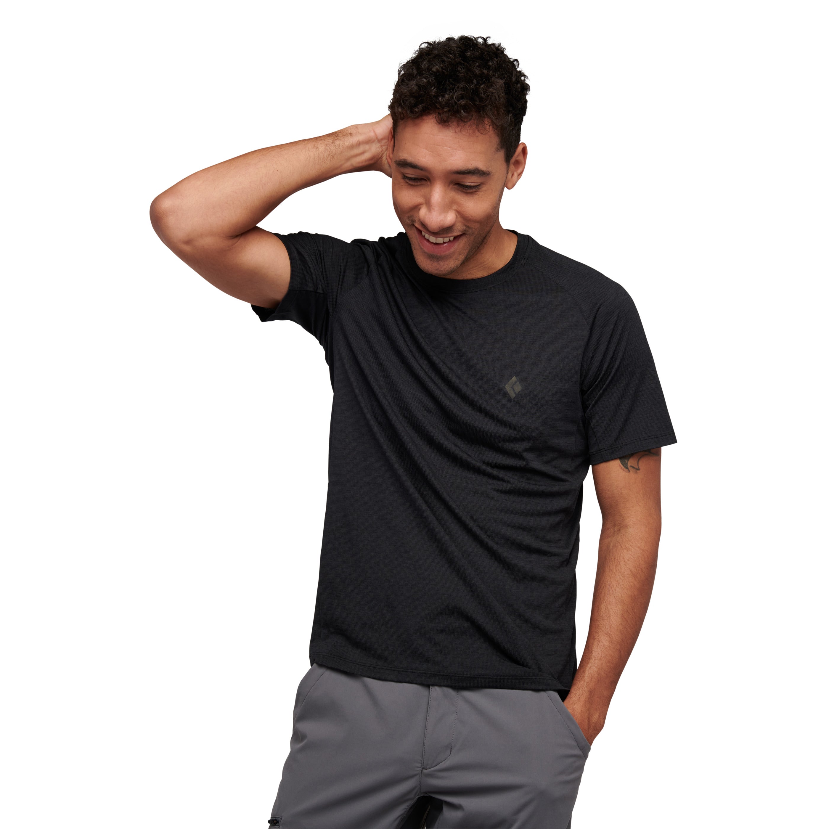 Men's Lightwire Short Sleeve Tech Tee - Moisture Wicking Athletic Shirt for Running & Gym Workouts - Breathable Performance T-Shirt for Active Lifestyle
