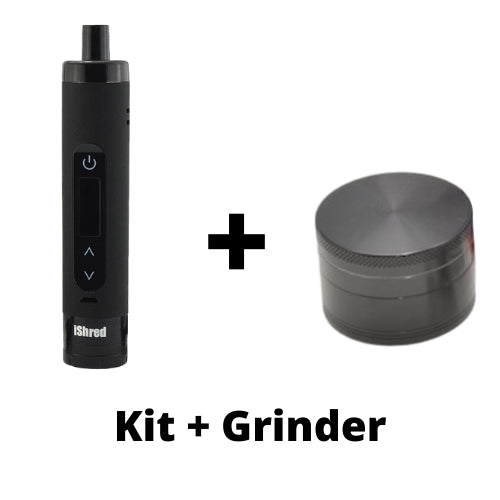 Yocan iShred Dry Herb Vaporizer - Portable Herbal Vape Pen for Weed & Tobacco | Fast Heating & Adjustable Temperature | Perfect for Outdoor Travel & Home Relaxation