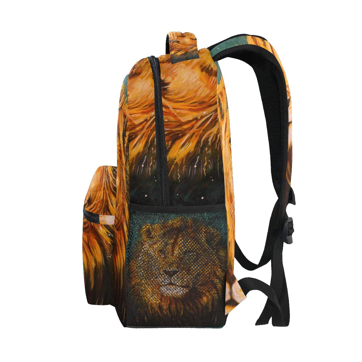 Senya School Backpack - Lion of Judah Bookbag for Boys & Girls, Durable Travel Backpack for Teens (One Size) - Perfect for School, College, Hiking & Daily Use