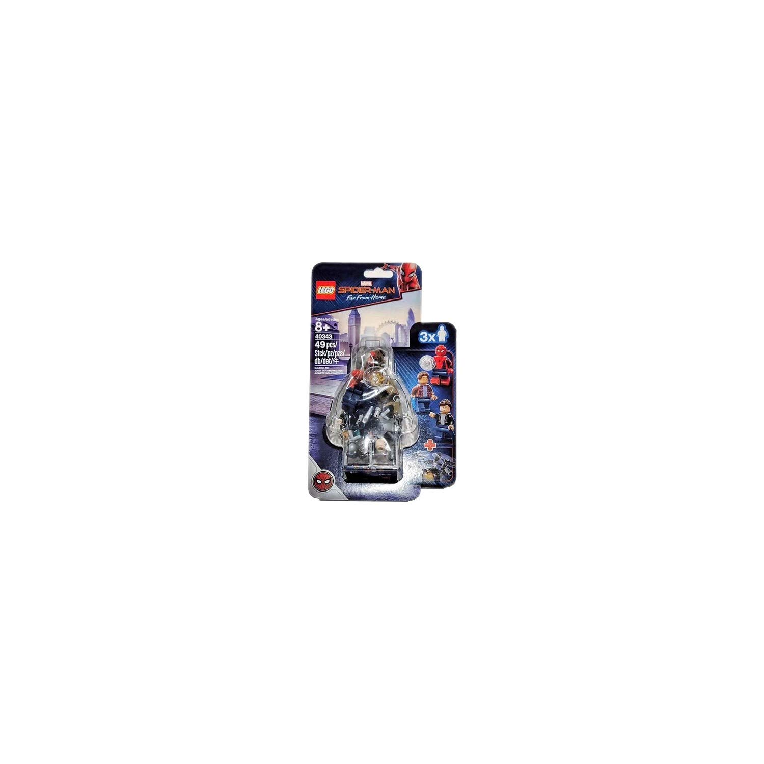 LEGO Marvel Spider-Man Far From Home Building Kit - Spider-Man & Museum Break-In Set #40343 | Superhero Toy for Kids & Collectors | Creative Play & Display Gift