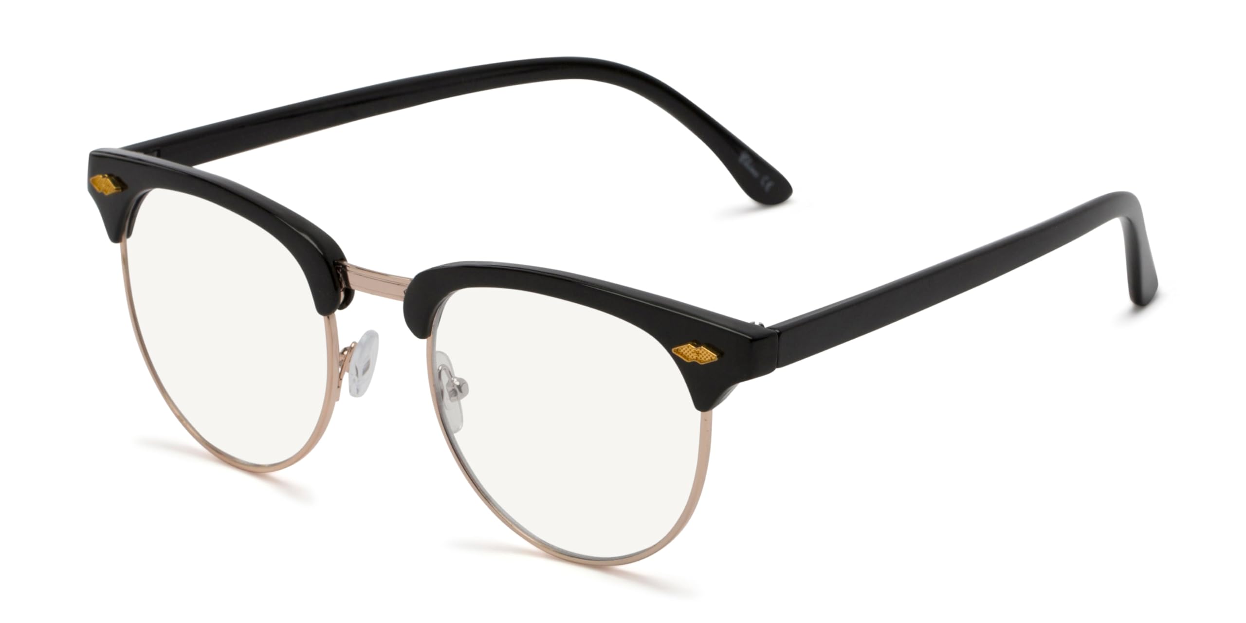 Blue Light Blocking Reading Glasses for Men & Women - Adrian Round Frame Anti-Eye Strain Readers | Perfect for Computer Work, Gaming & Nighttime Reading
