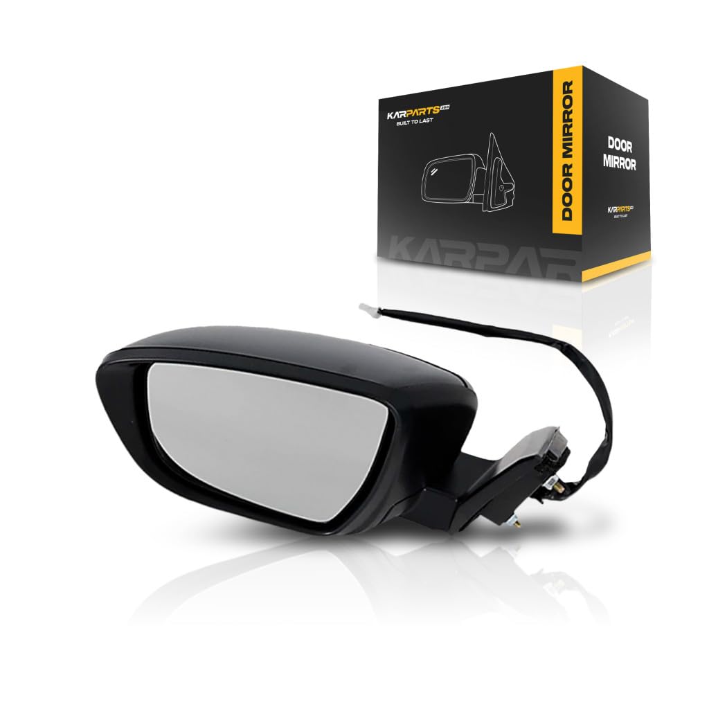 Nissan Rogue Sport 2017-2021 Driver Side Heated Door Mirror with Turn Signal & Side View Camera | OEM Replacement (SL/SV Models) | Perfect for Parking Assistance & Blind Spot Monitoring