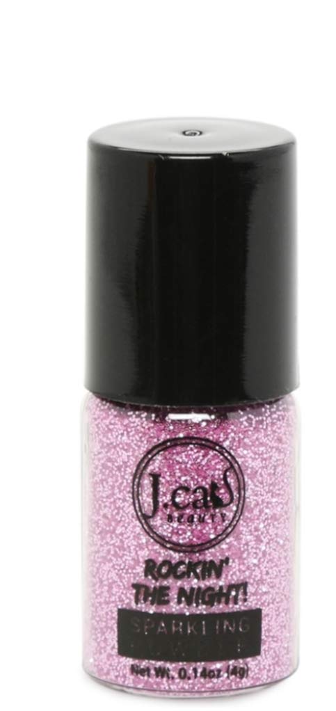 Sparkling Pink Tutu Glitter Powder Eye Shadow - Long Lasting Shimmer Makeup for Parties, Halloween & Cosplay | Vegan & Cruelty Free