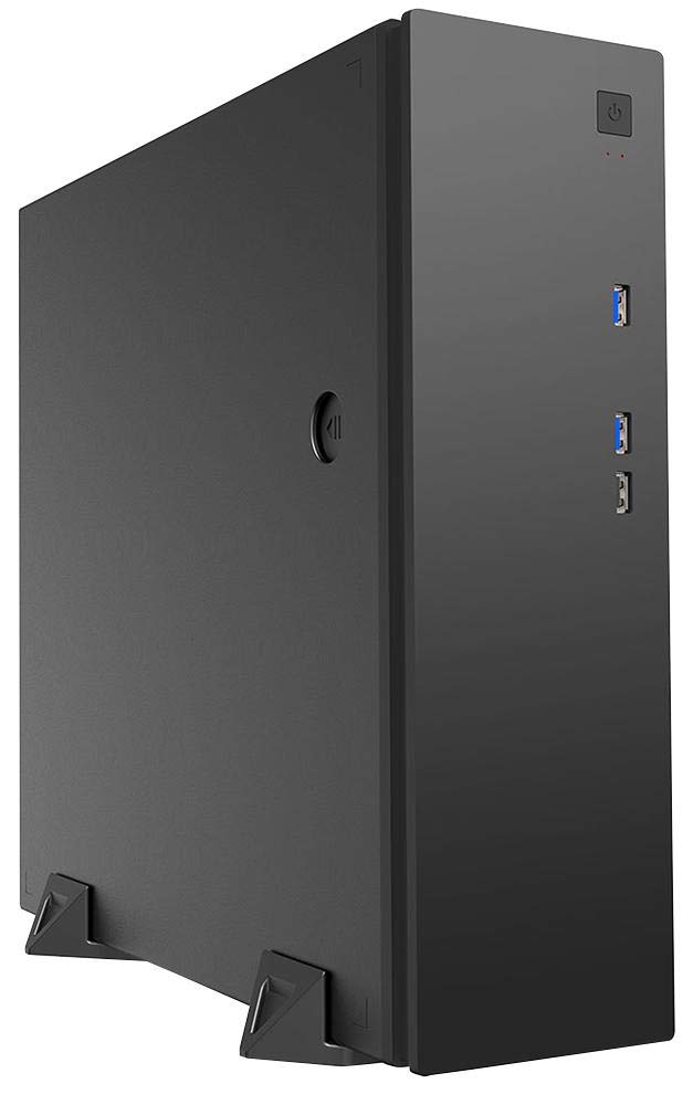 Compact M-ATX Slim Desktop Computer Case for CIT | Durable PC Hardware Enclosure | Perfect for Home Office, Gaming & Workstation Setups