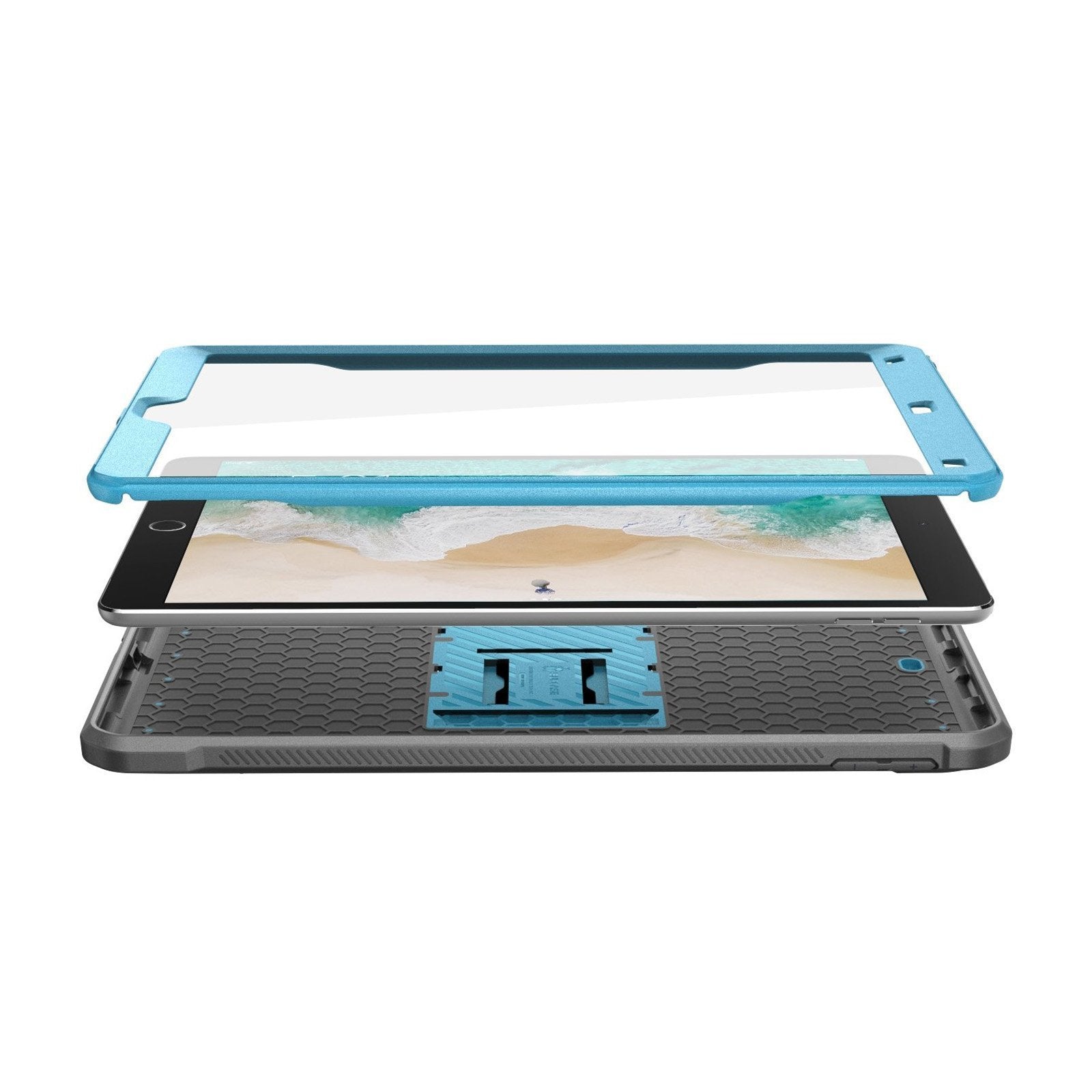 iPad Pro 10.5 inch (2017) Shockproof Case with Built-in Screen Protector - Heavy Duty Rugged Cover for Apple iPad Pro 10.5