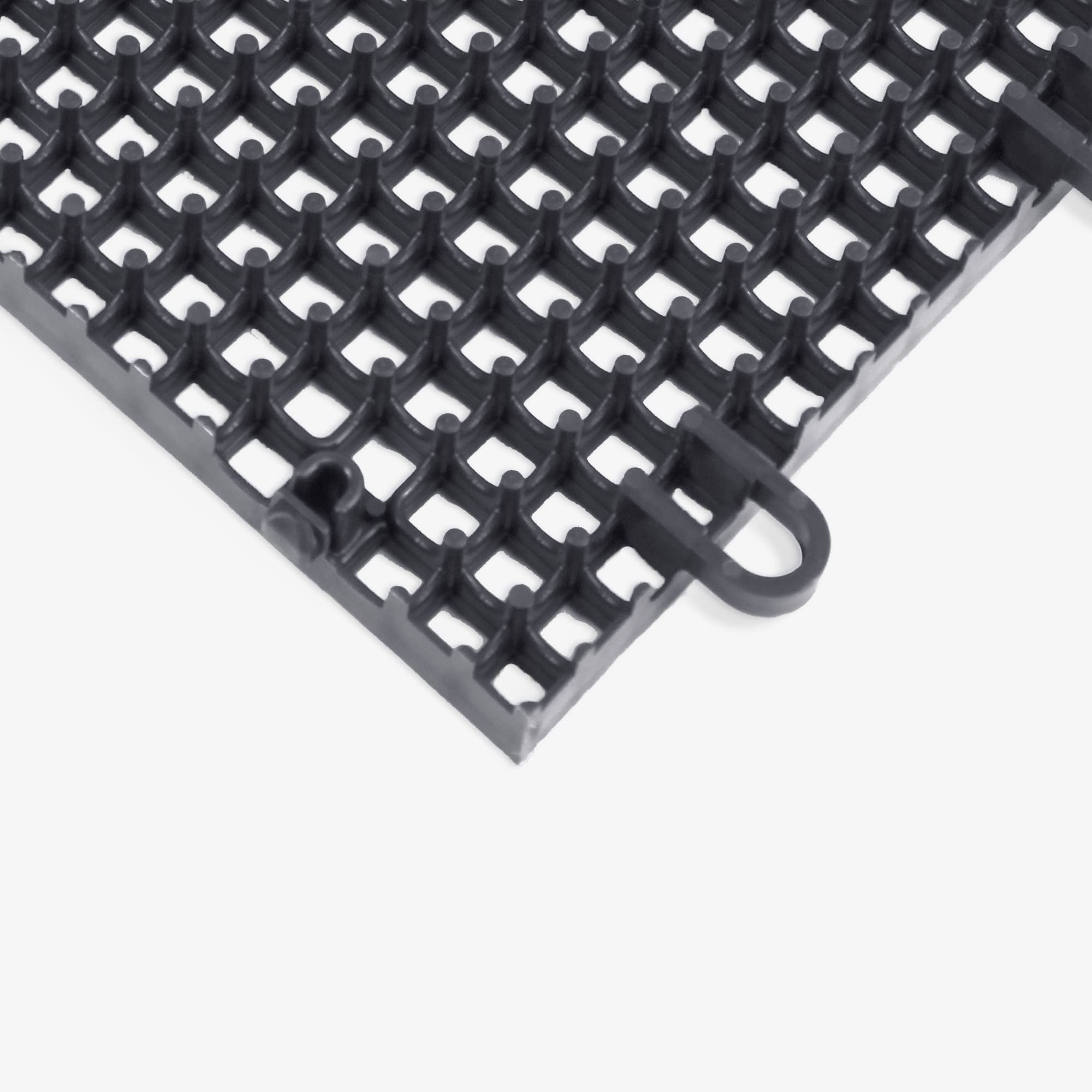 IncStores 5/8 Inch Thick Interlocking Plastic Floor Tiles for Outdoor Basketball Court | Weatherproof Multi-Sport Surface for Basketball, Tennis, Pickleball | Perfect for Driveways, Backyards & Sports Courts