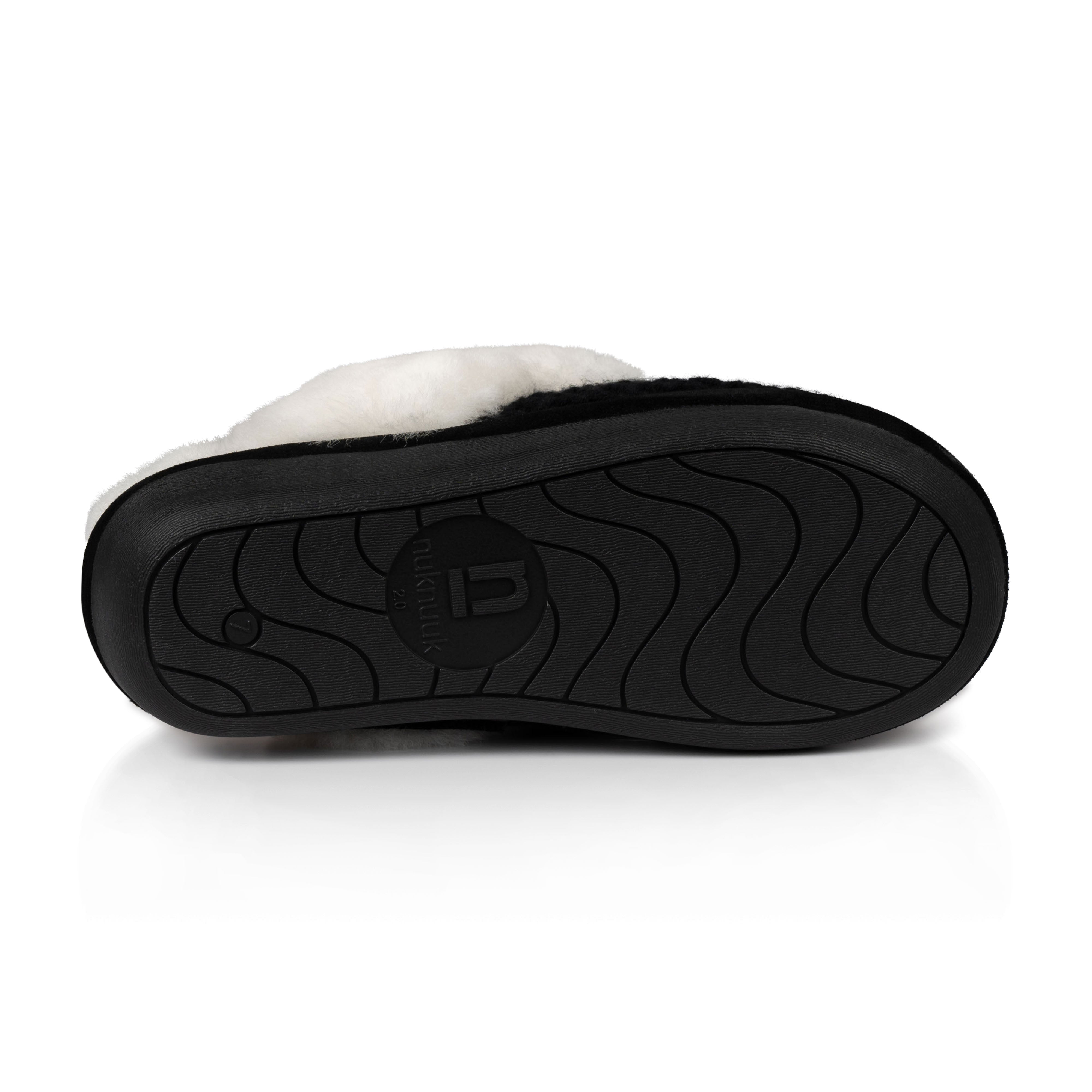 Cass Women's Comfortable Memory Foam Slippers - Soft Indoor/Outdoor House Shoes for Relaxation (Black) - Perfect for Lounging at Home, Morning Coffee, and Quick Errands