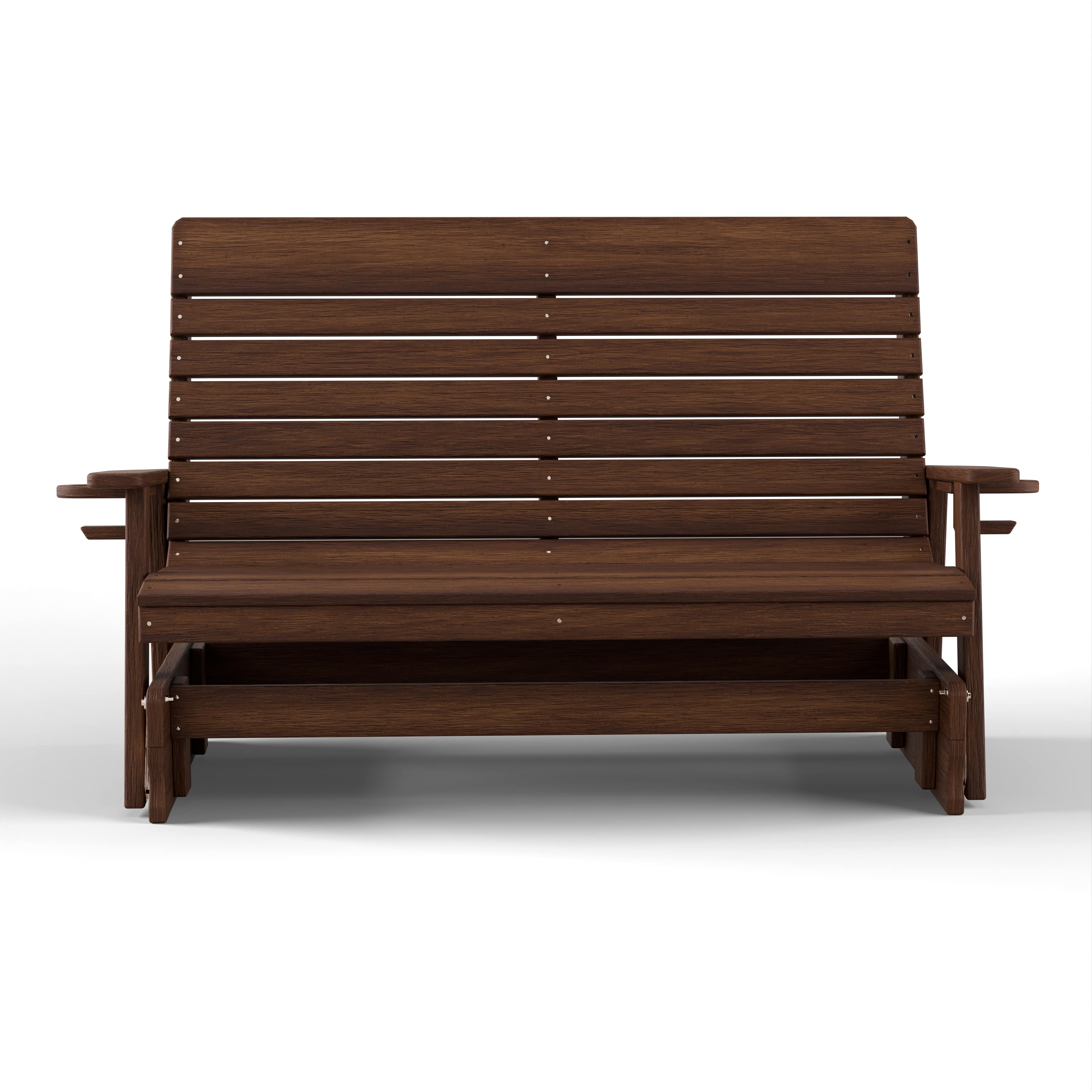 Keystone Amish Co. Salem Pressure Treated Porch Glider - Outdoor Patio Swing for Garden, Deck, Backyard Relaxation & Porch Decor
