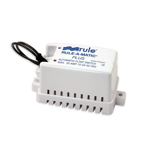 Rule 40A Marine Rule-A-Matic Plus Bilge Pump Switch (Mercury Free) - Automatic Water Level Control for Boats, Yachts & Marine Vessels - Ideal for Bilge Pump Systems, Flood Prevention & Water Management