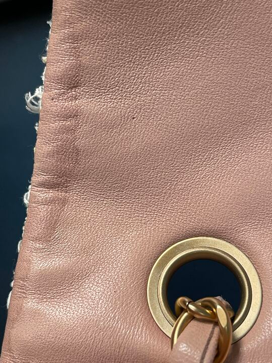 Chanel Classic Medium Double Flap Tweed Pink Crossbody Bag - Luxury Designer Handbag for Women, Perfect for Parties, Work & Everyday Use