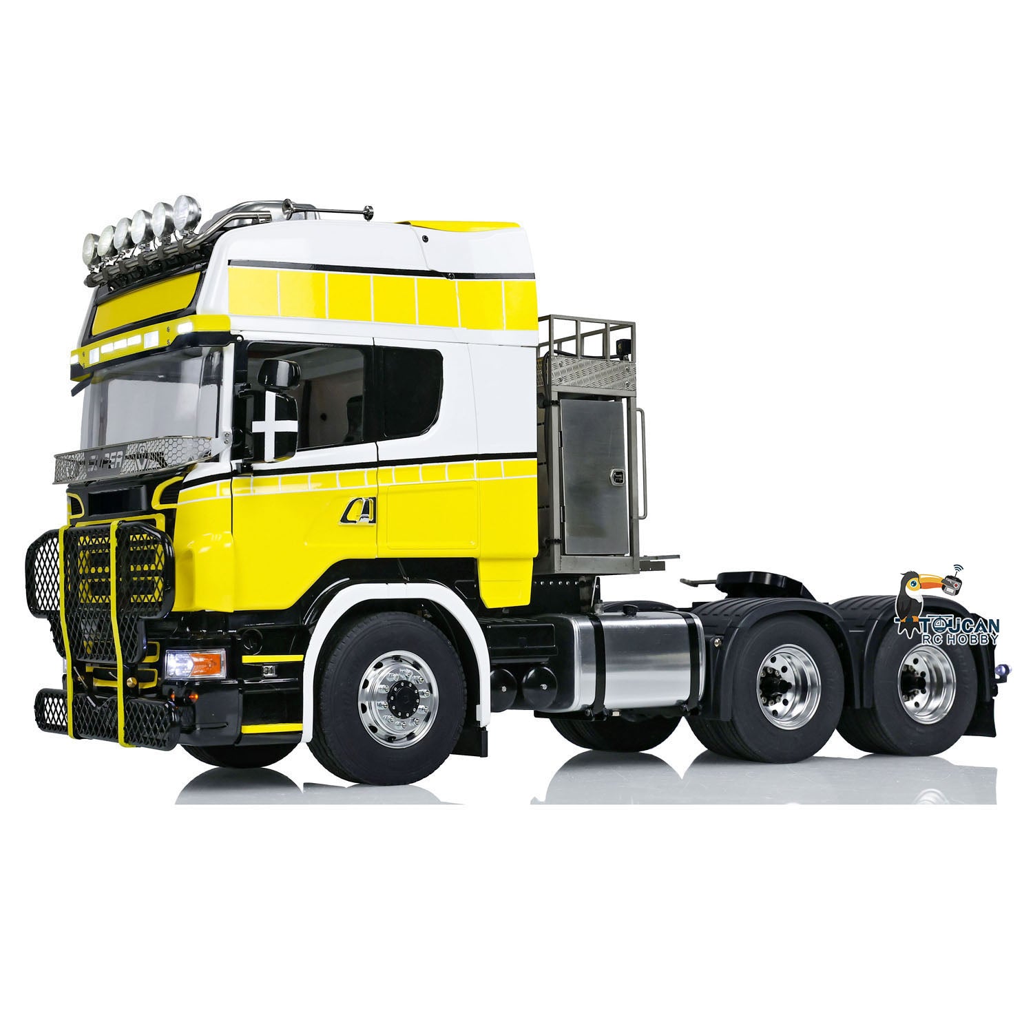 1/14 Scale 6x6 RC Tractor Truck - LESU Metal Chassis G 6181 Remote Control Car with RTR & PNP Options | Off-Road Crawler, Construction Site Toy, Hobby Grade Model for Adults & Kids