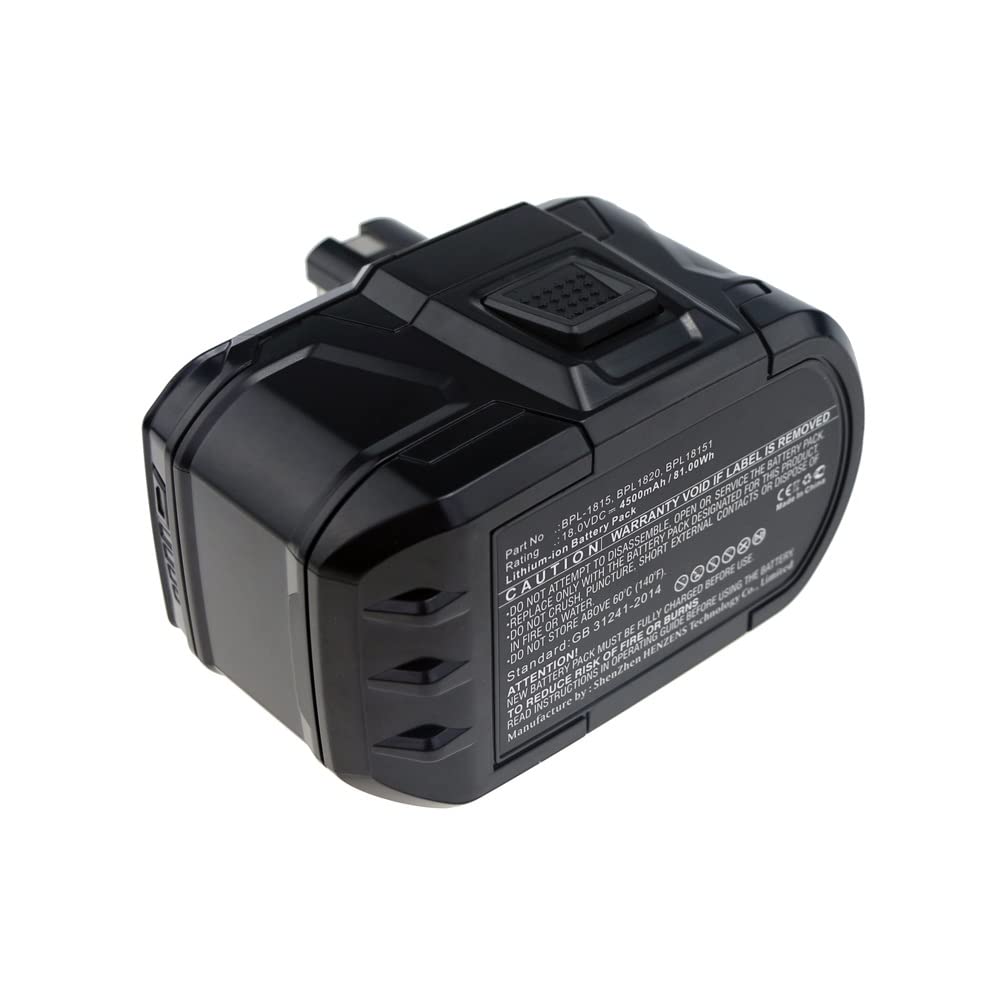 Synergy Digital 18V 4500mAh Li-ion Battery for Ryobi P813 Power Tools - High Capacity Replacement for Ryobi BPL-1815 Battery | Perfect for Drilling, Sawing & DIY Home Improvement Projects